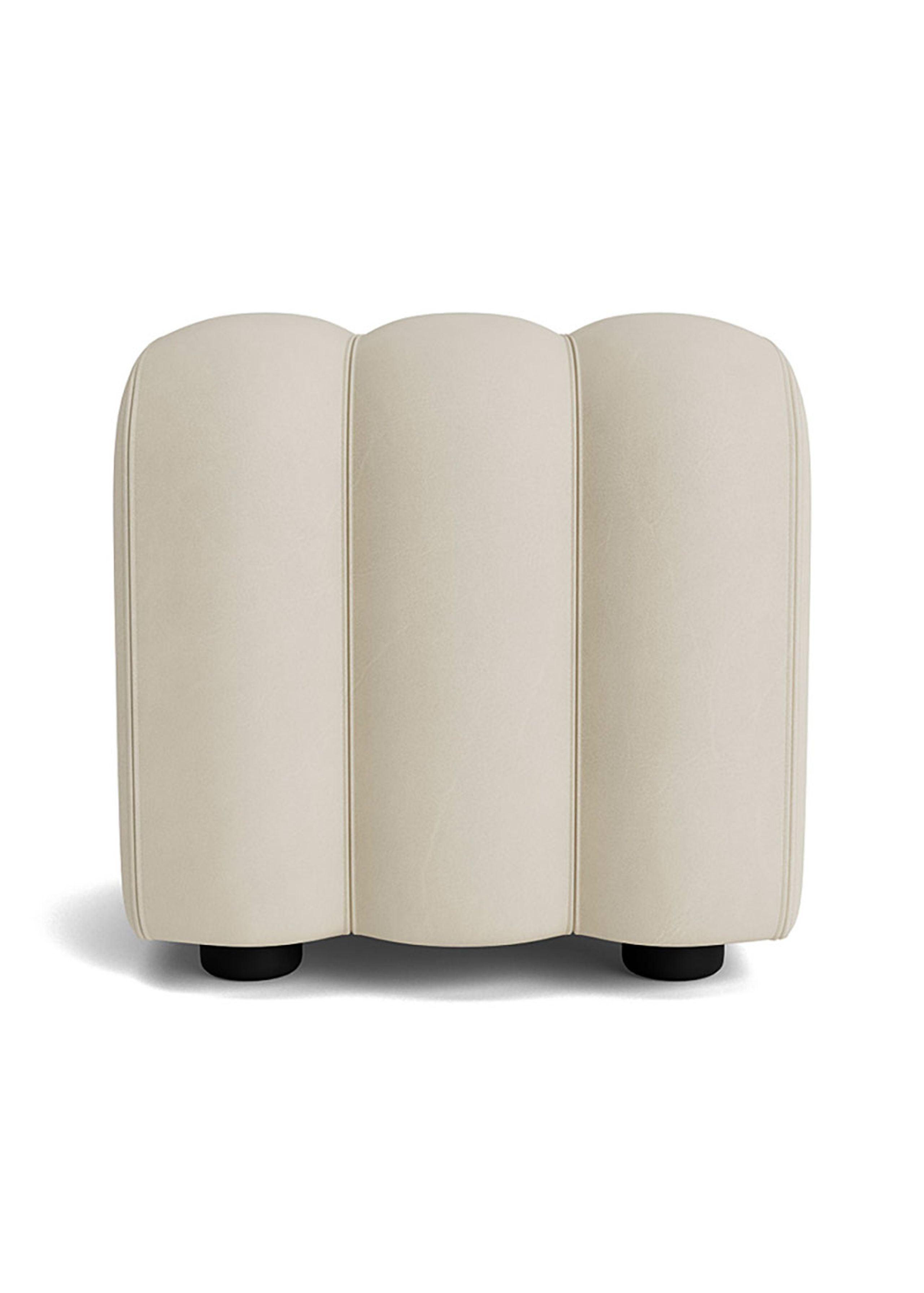 Puf STUDIO kremowy NORR11 Eye on Design