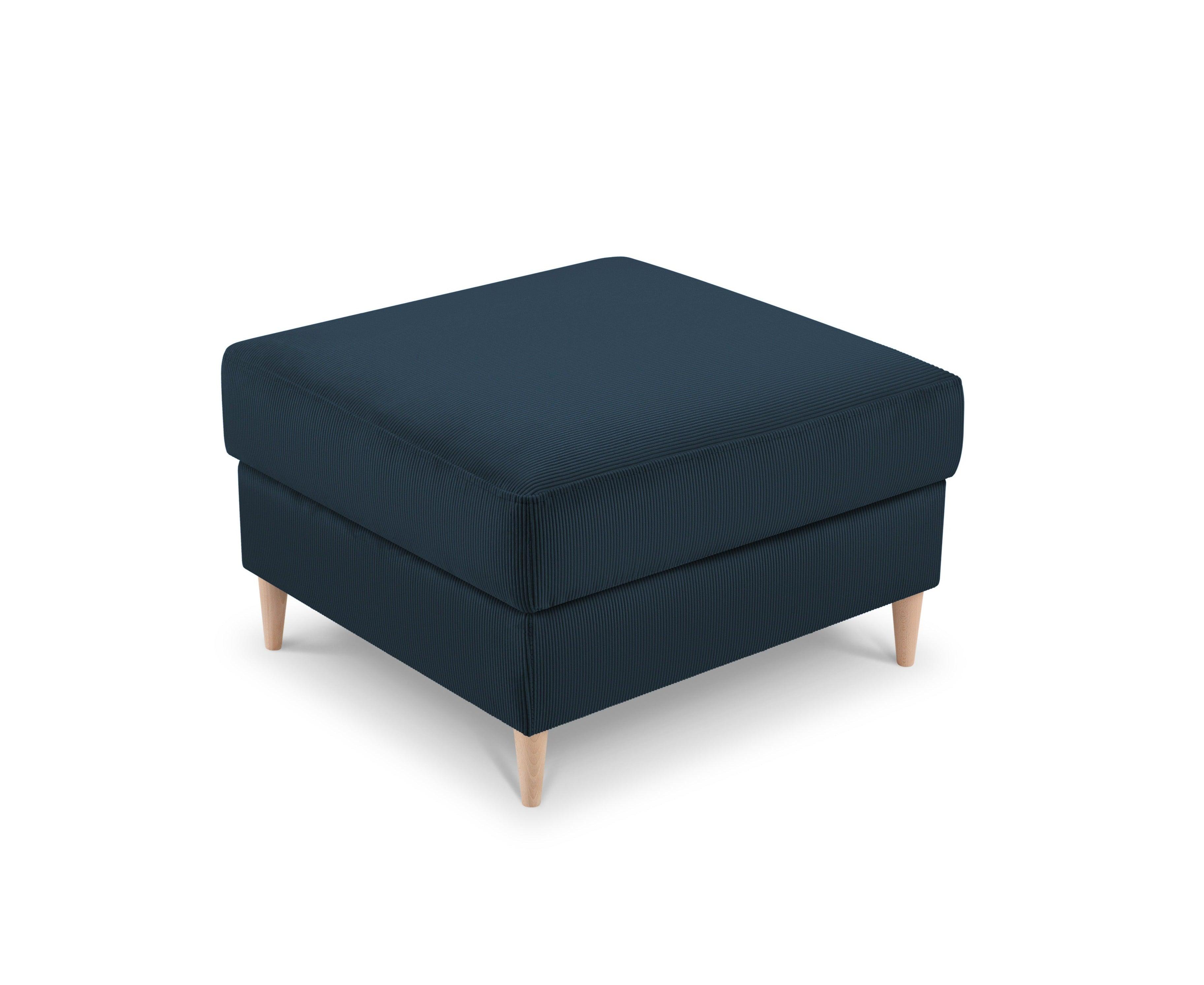 Puf sztruksowy ROSE ciemnoniebieski Mazzini Sofas Eye on Design