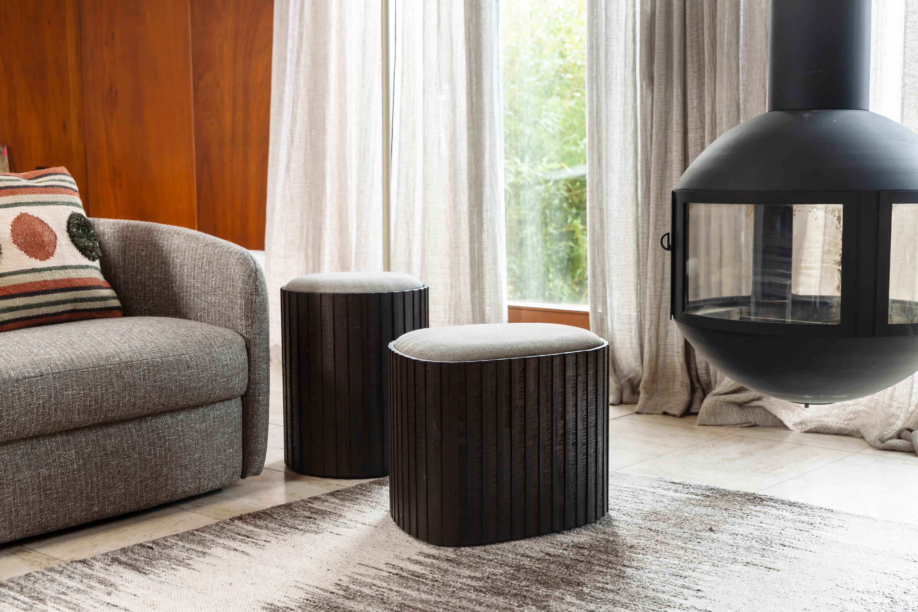 Bay Storage Pouf Dutchbone Eye on Design