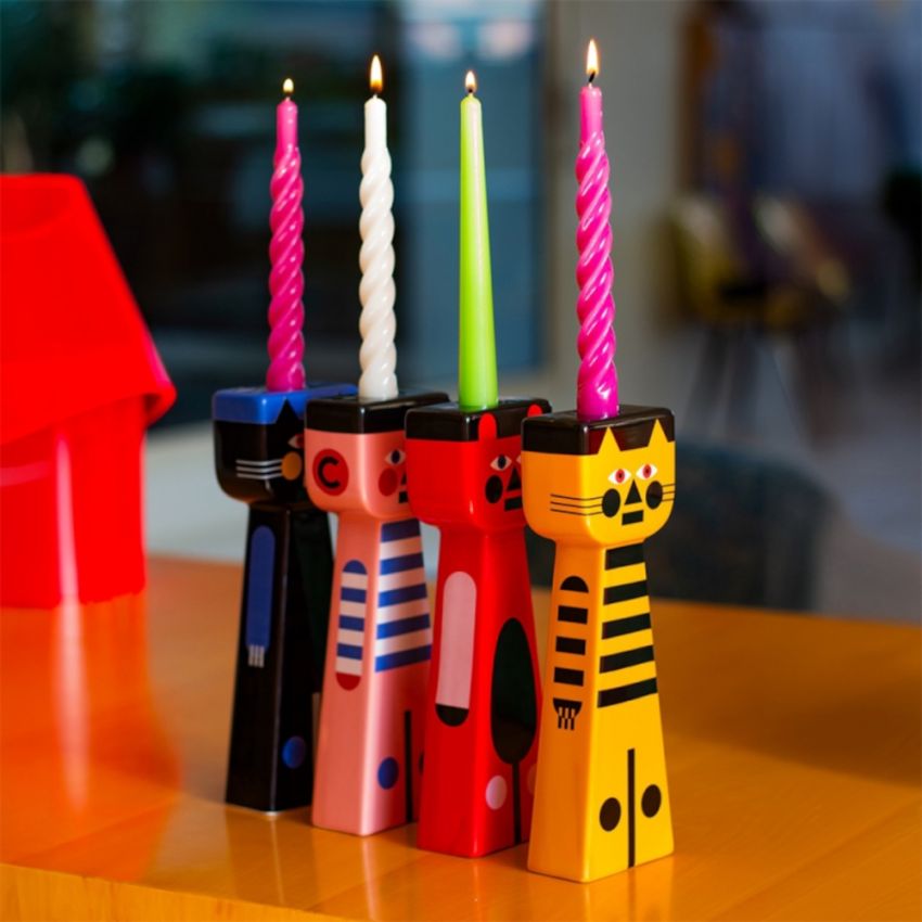 ONDO Kerzenständer rot