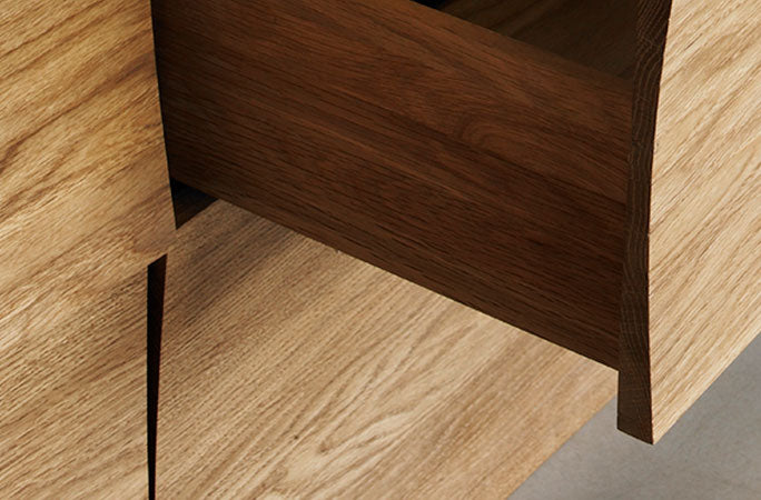 REFLECT chest of drawers oak veneer