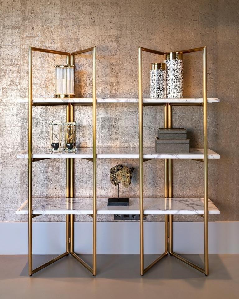 Regał LAGRAND biały marmur Richmond Interiors Eye on Design