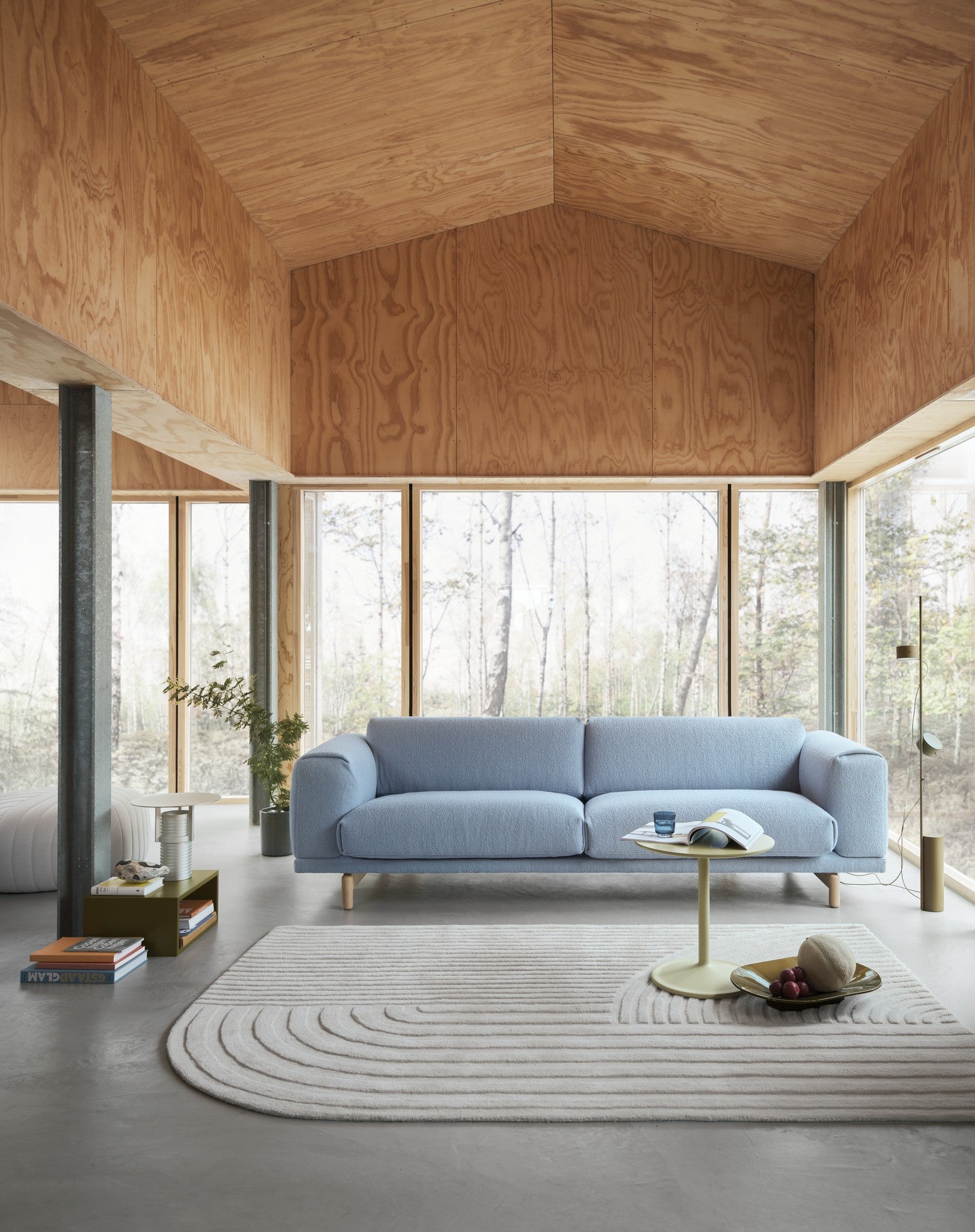 Upholstered 3-Seater Sofa REST