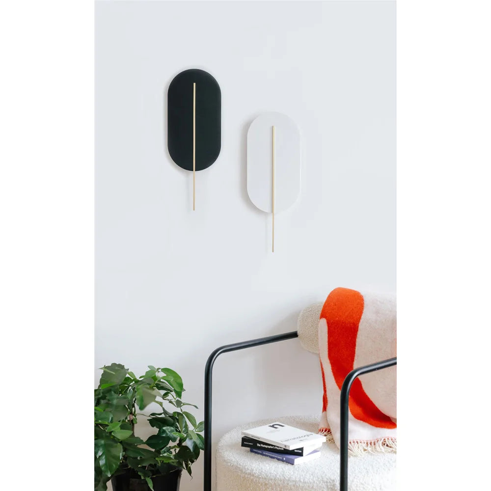 ROKKE wall lamp in navy blue