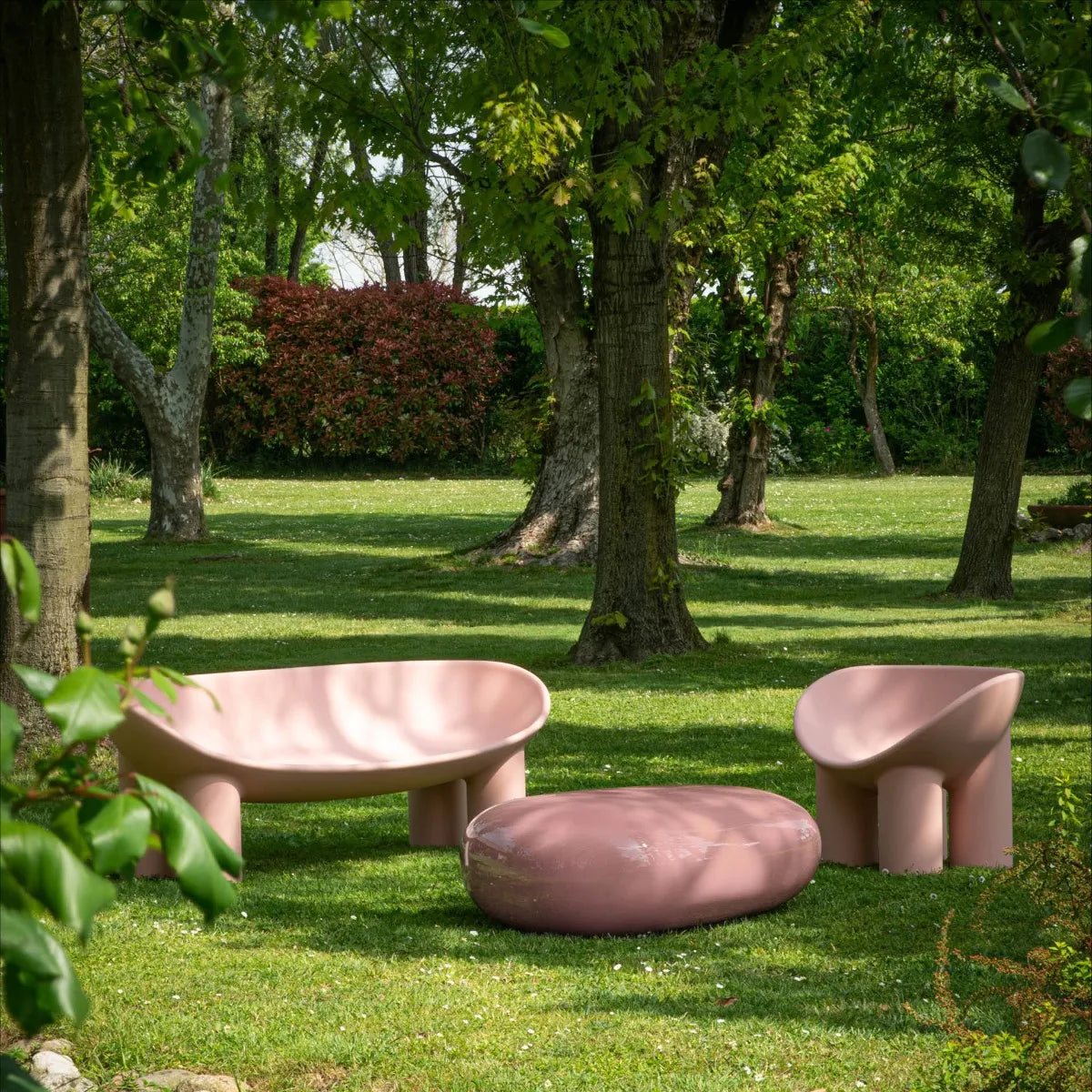 Pink Poly Poly armchair
