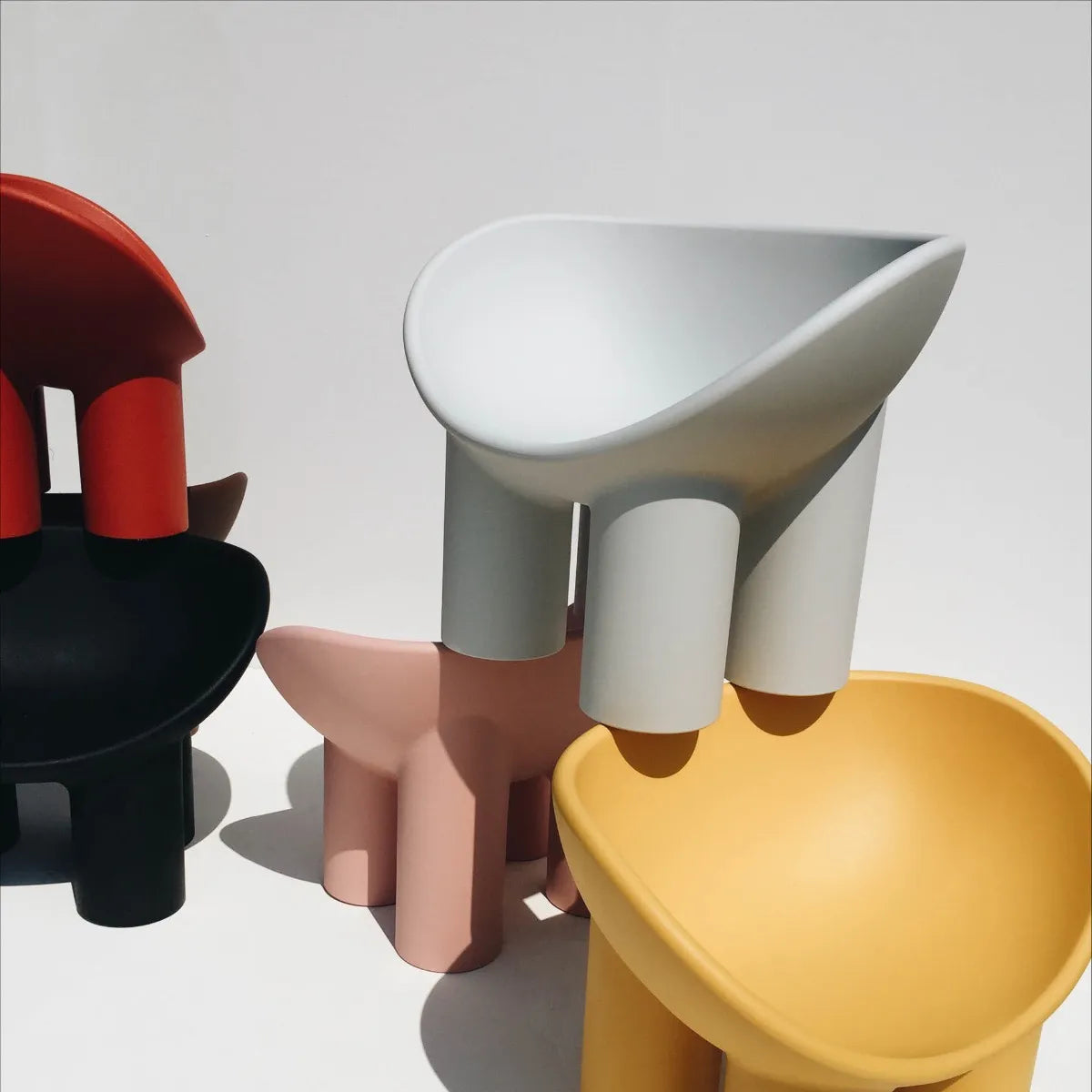 Stuhlrollen polyty gelb