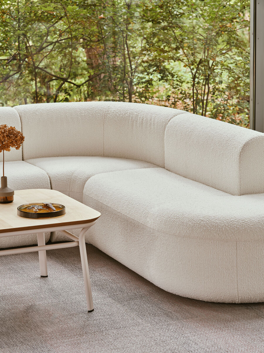 Sofa 3-modułowa narożna ARTIKO tapicerowana – .mdd