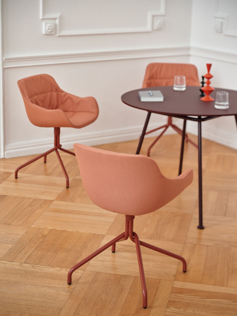 Krzesło obrotowe BALTIC SOFT DUO metalowa podstawa – .mdd
