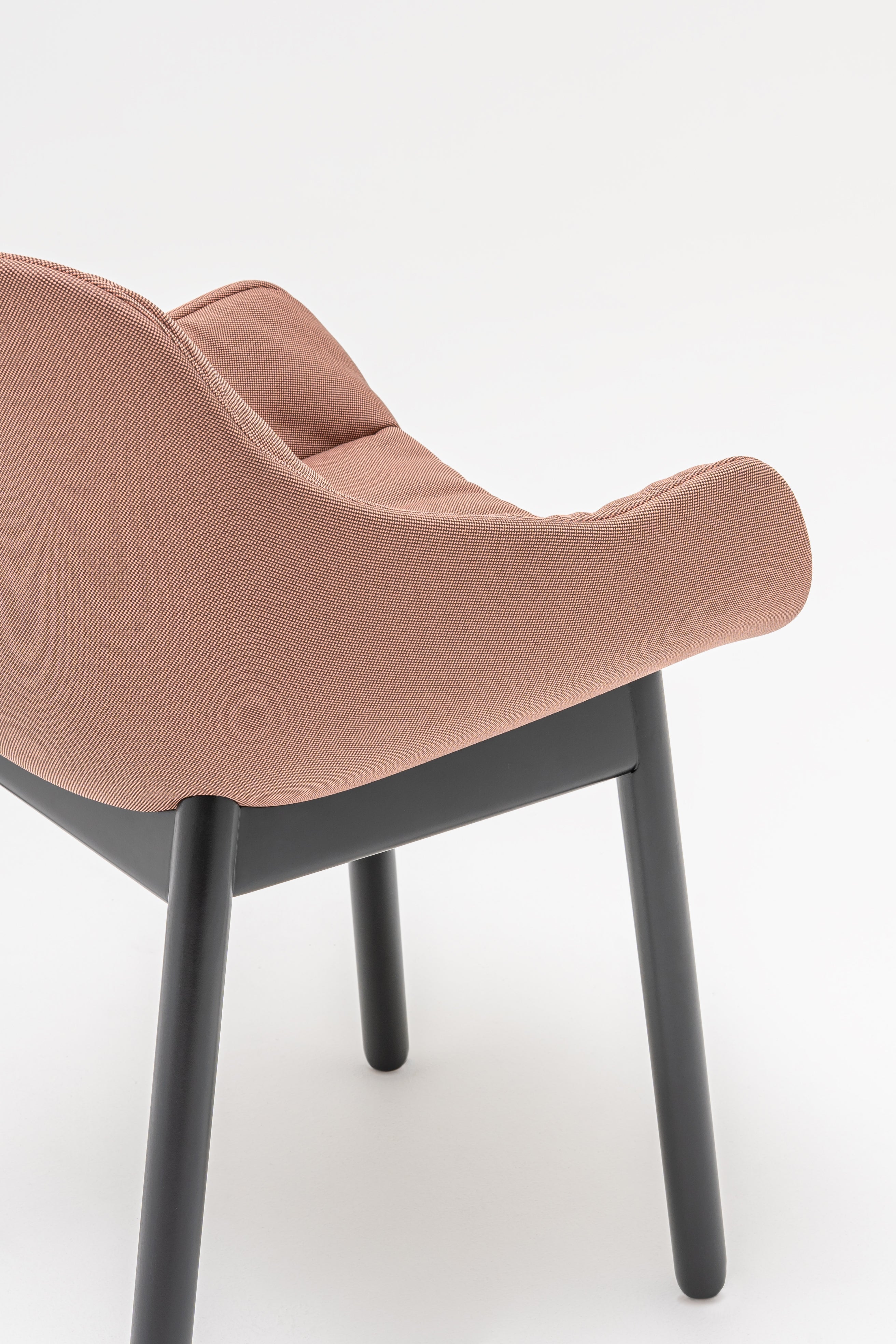 Baltic soft duo chair wooden base