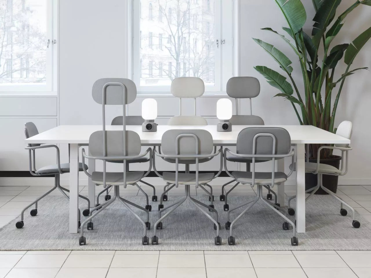 Krzesło biurowe NEW SCHOOL bordowa podstawa – .mdd