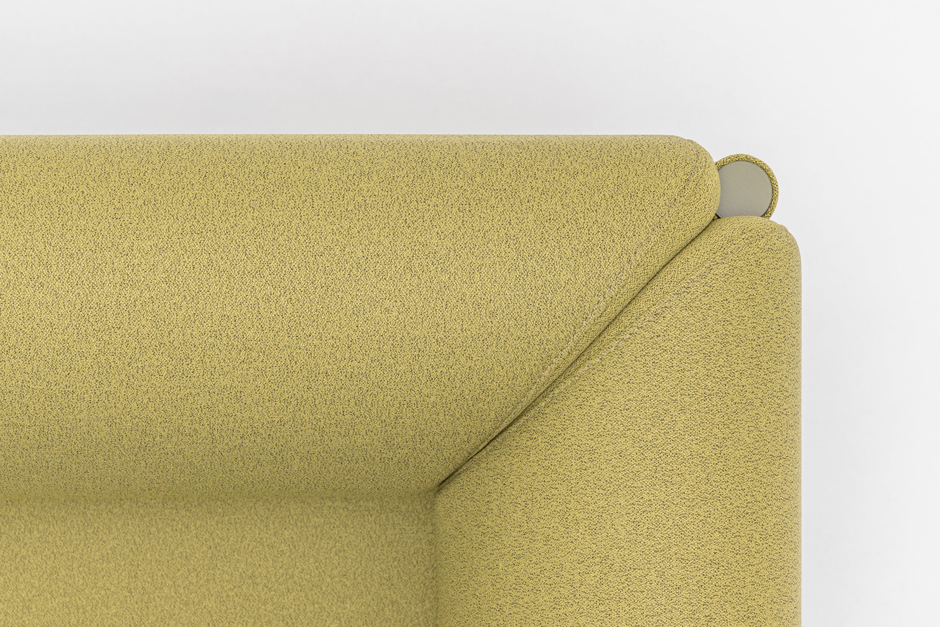 2-Sitzer-Sofa niedrig gepolsterte Stelzen