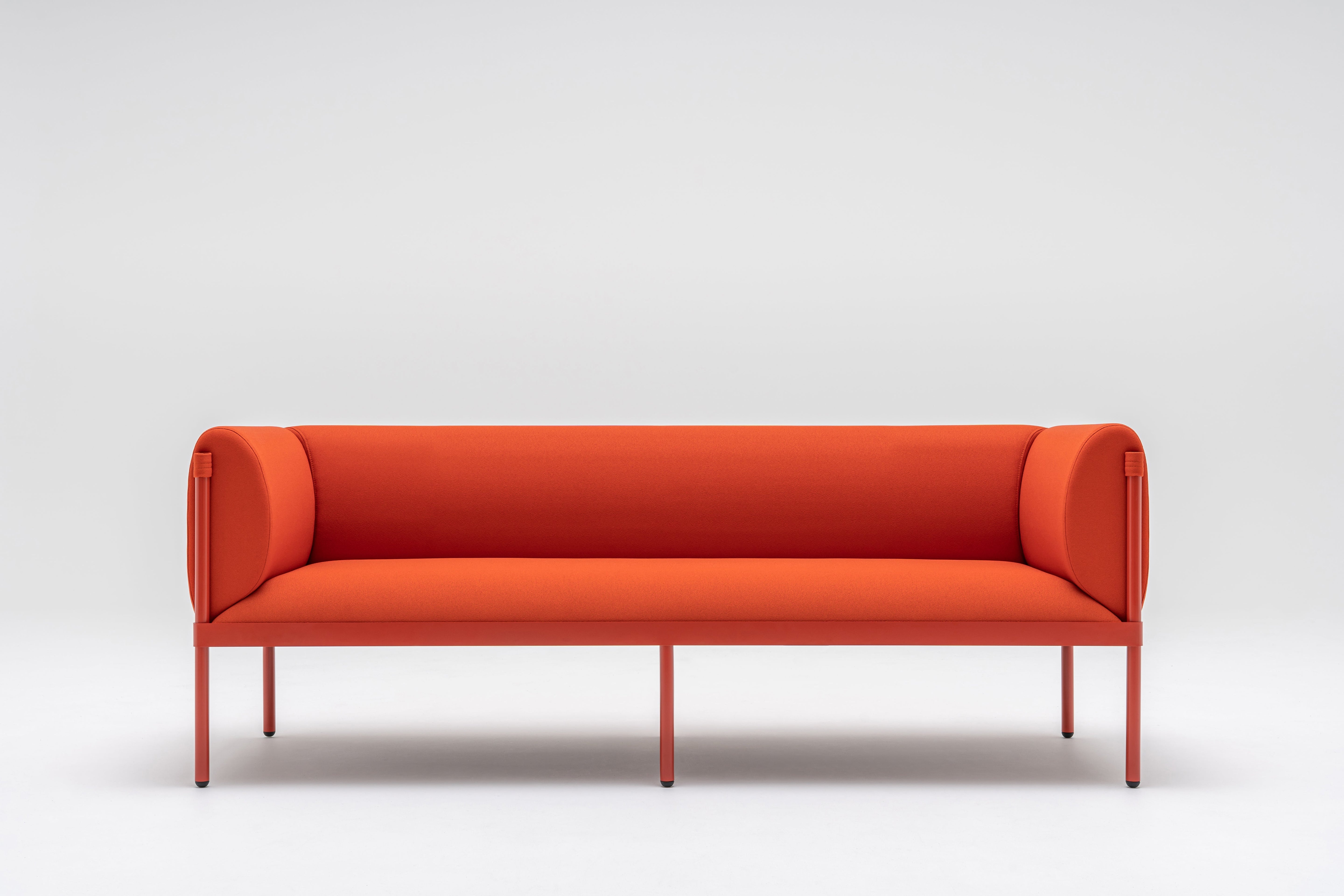 3-seater Sofa low upholstered stilt