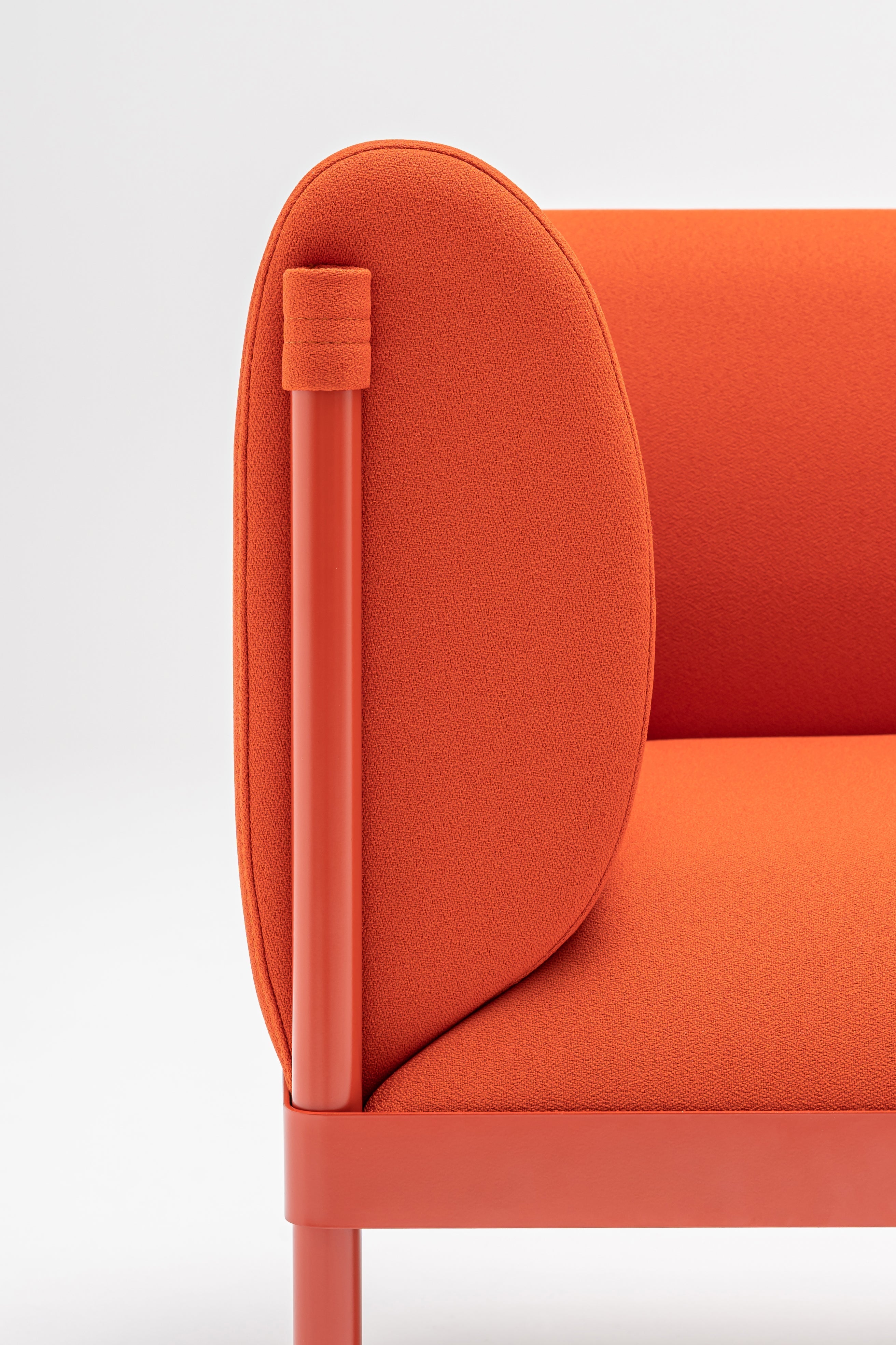 3-seater Sofa low upholstered stilt