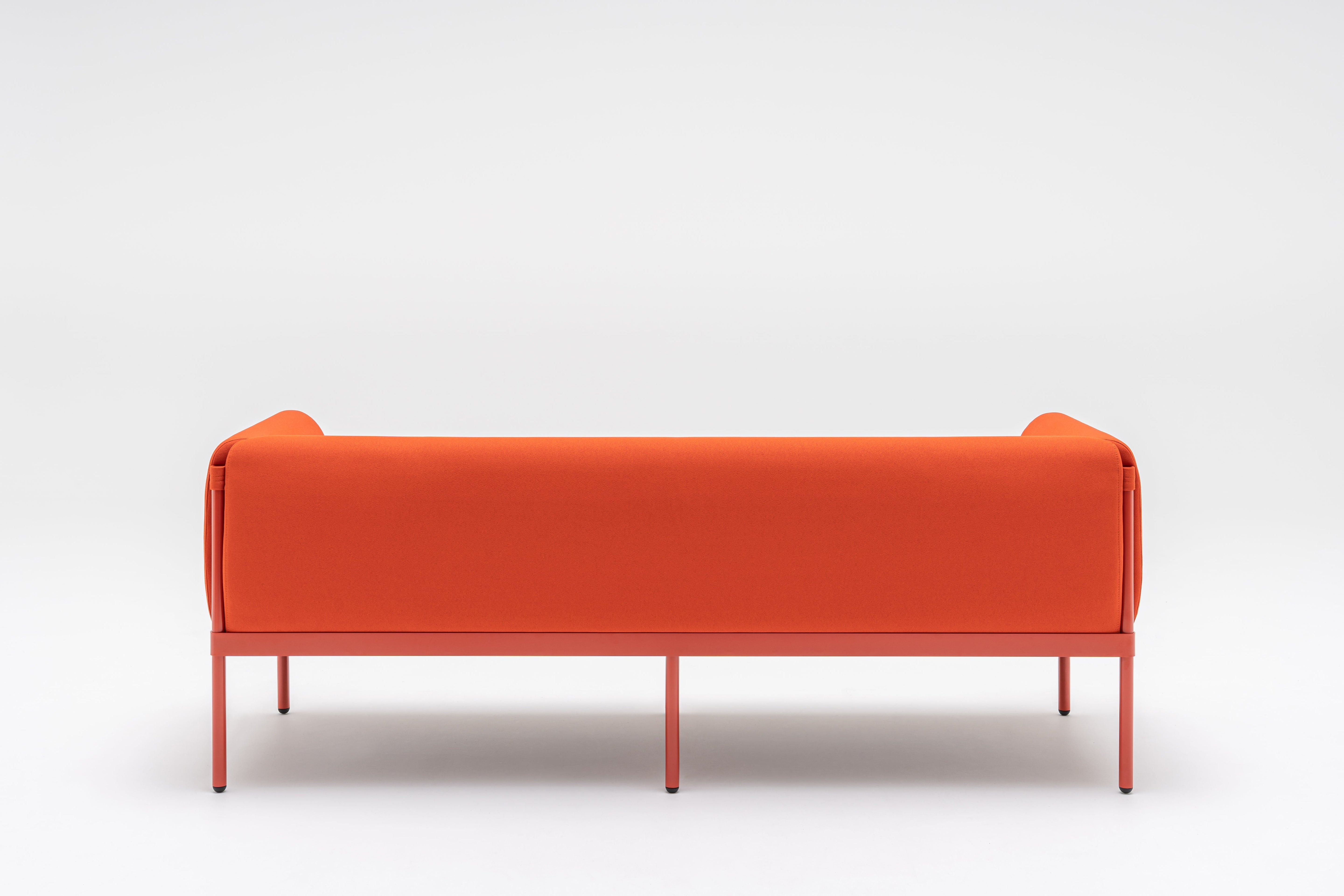 3-seater Sofa low upholstered stilt