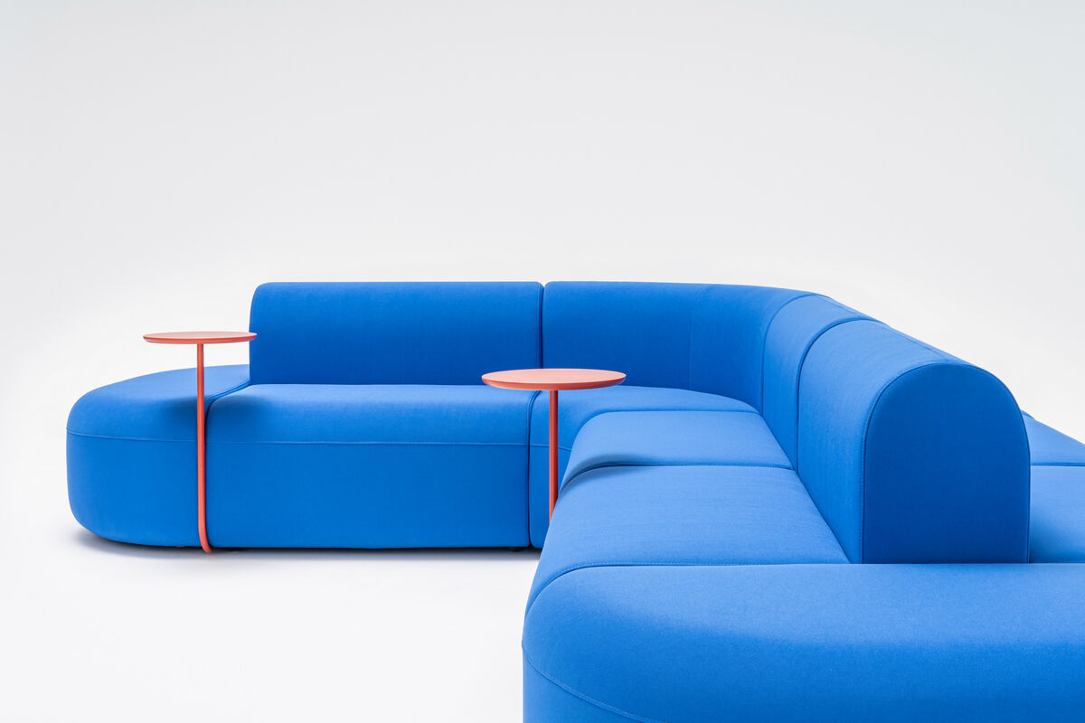 Sofa 7-modułowa narożna podwójna ARTIKO tapicerowana – .mdd