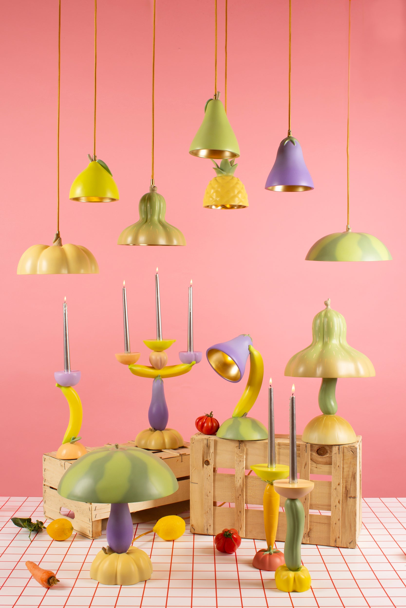Vitamin -Hanglampe - Wassermelone