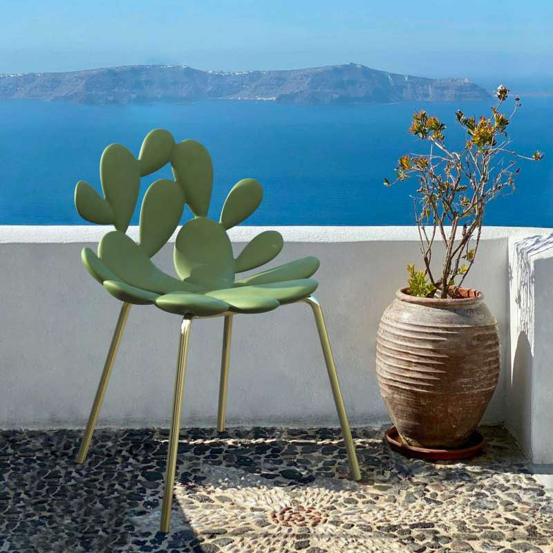 FILICUDI gelbes Gartenstuhl-Set