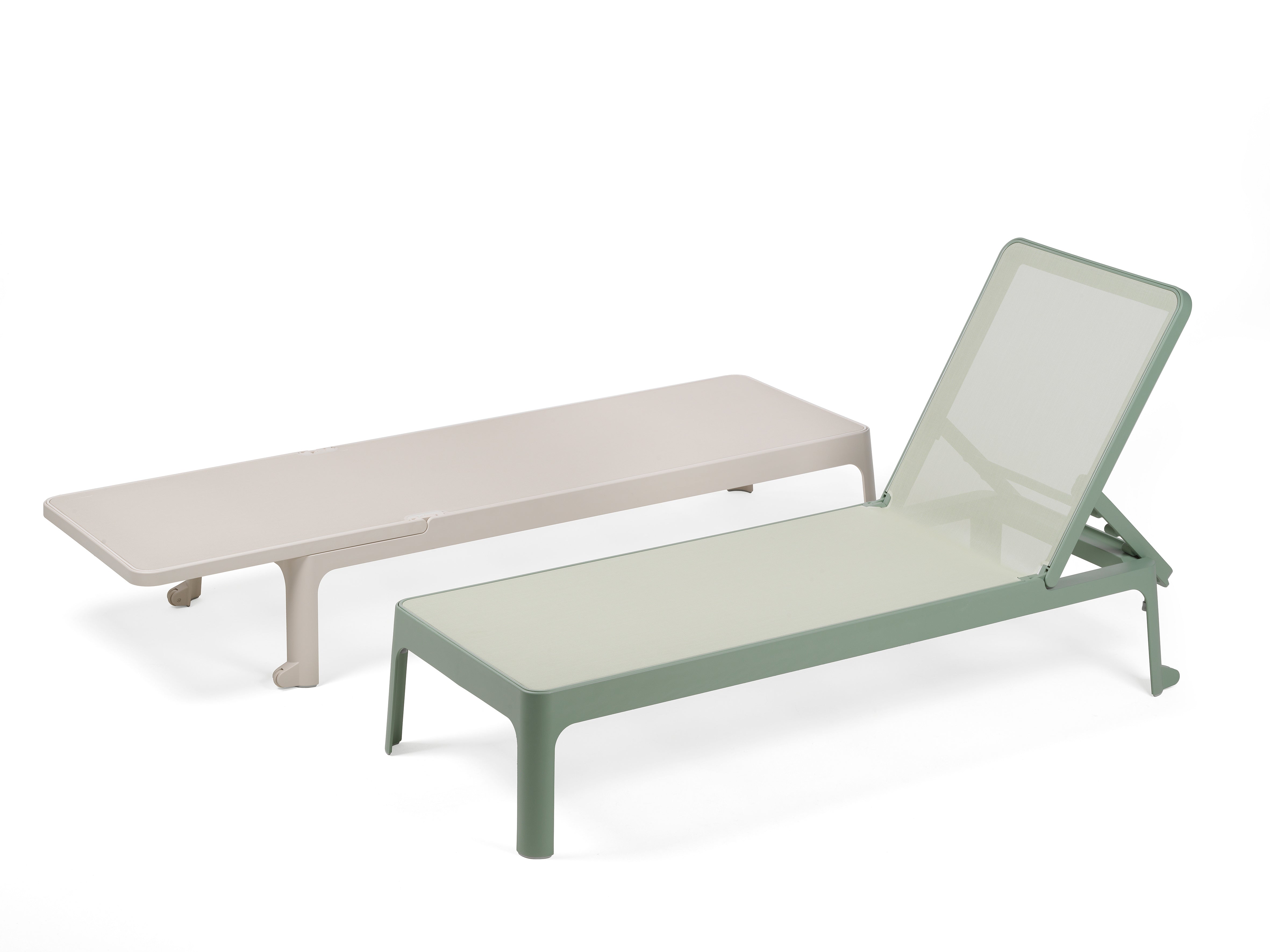 PLANO Beige Outdoor Lounger