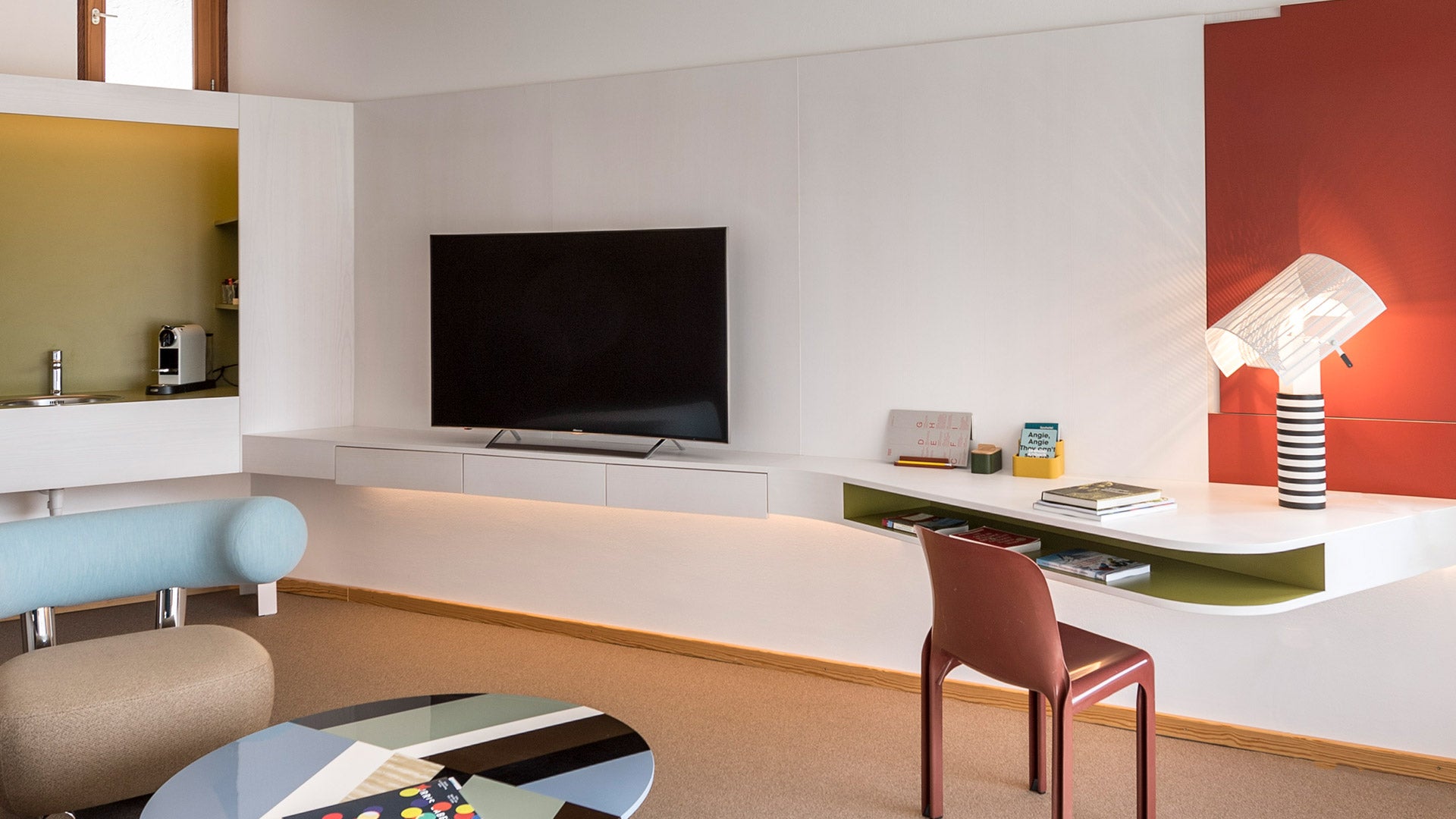 Tischlampe SHOGUN weiß mit Schwarz