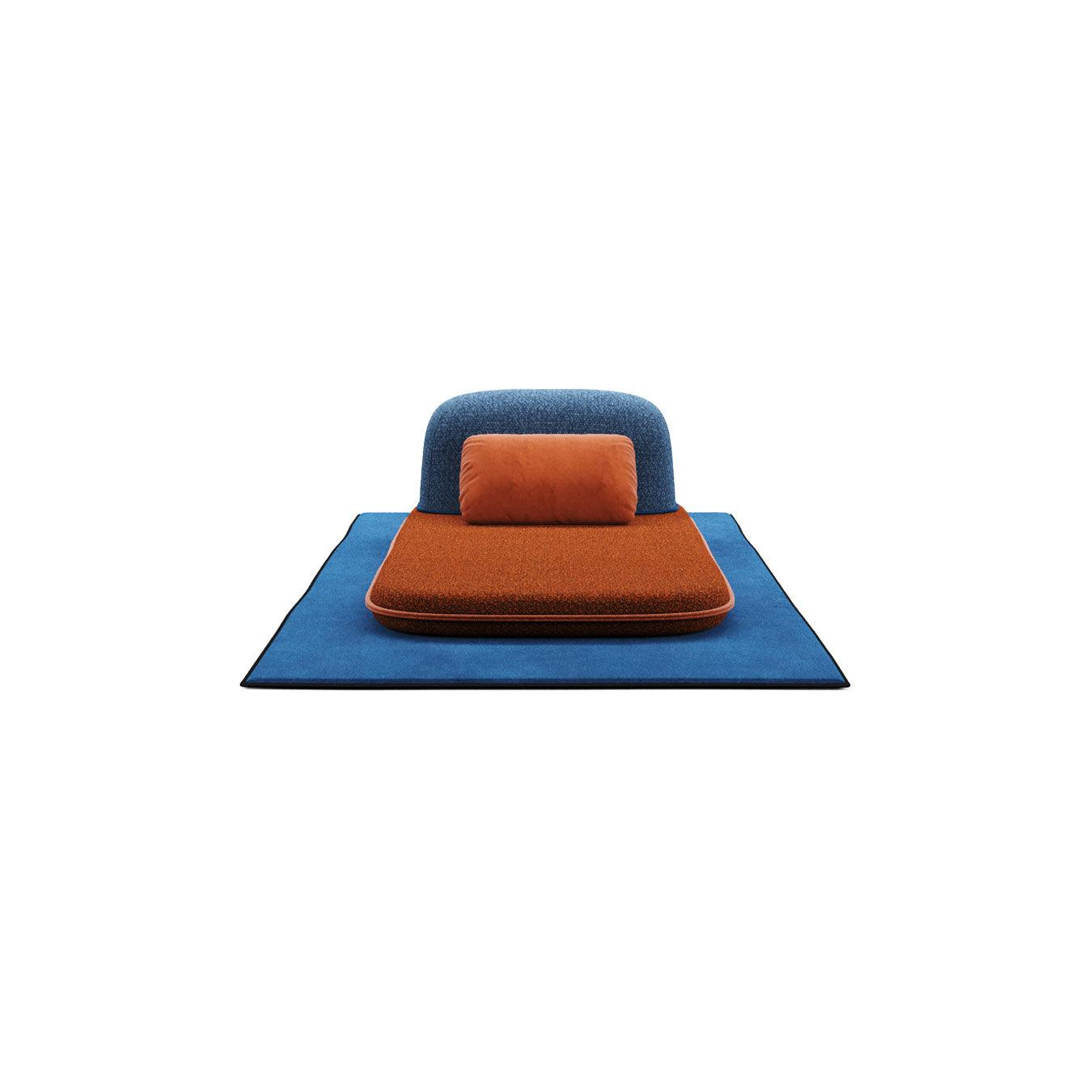 Siedzisko CAILLOU niebiesko-pomarańczowy Liu Jo Living Eye on Design