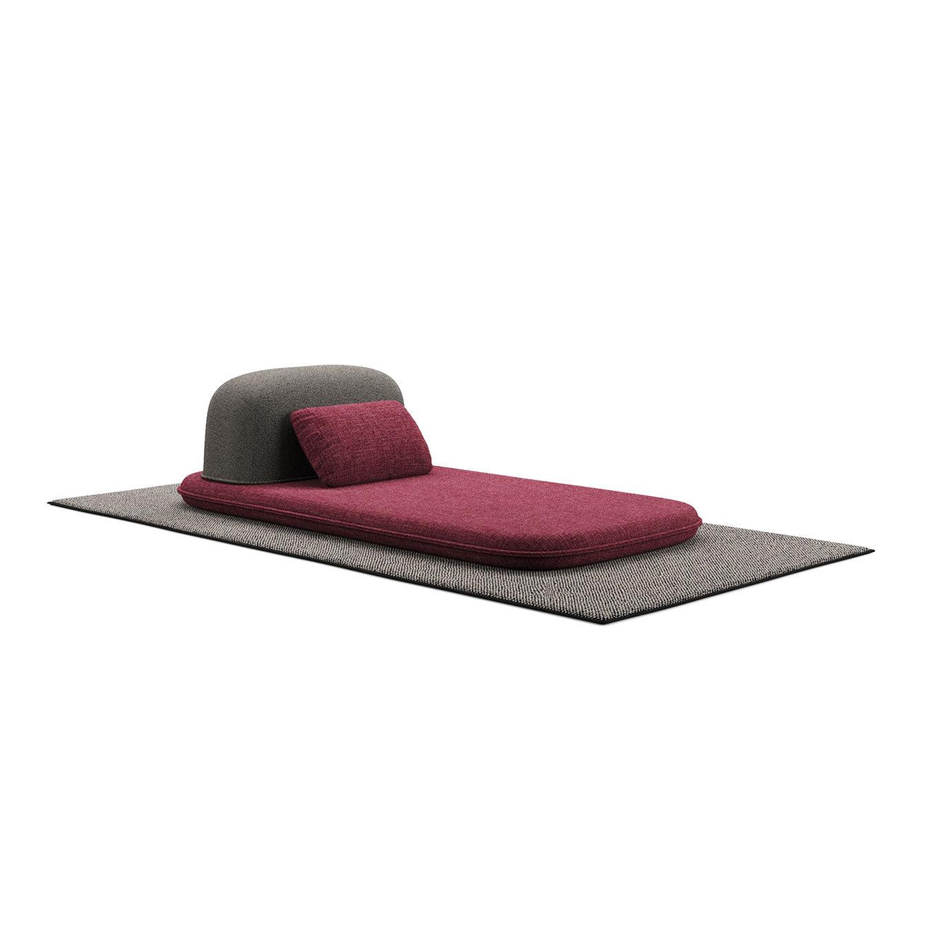 Siedzisko CAILLOU szaro-bordowy Liu Jo Living Eye on Design