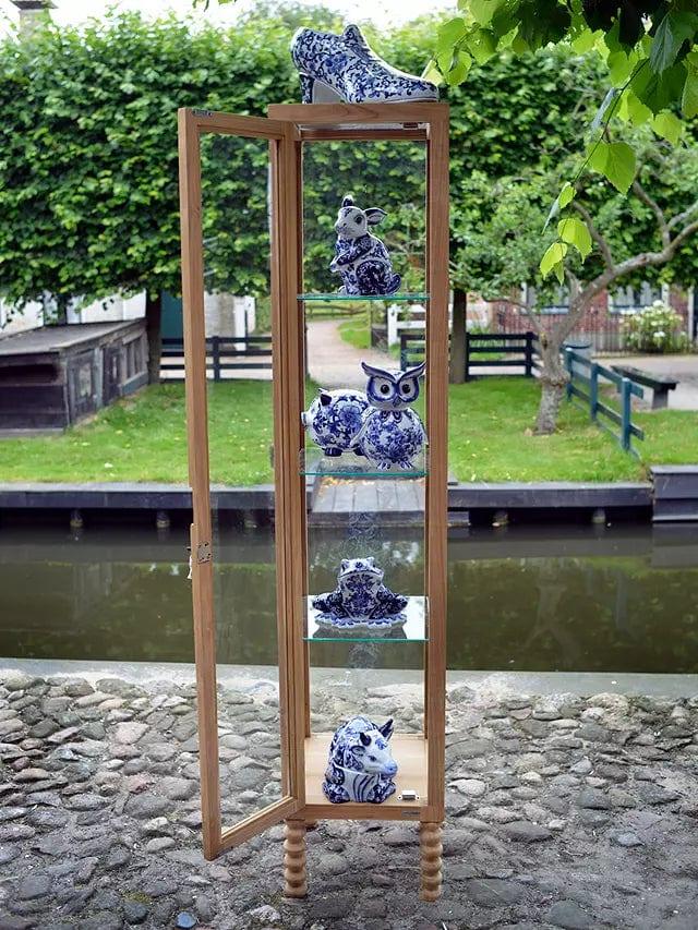 Skarbonka OWL niebieski Pols Potten Eye on Design