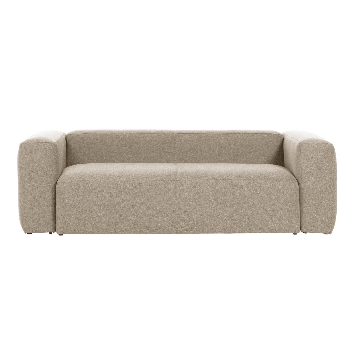 Sofa 2-osobowa BLOK beżowy szenil La Forma Eye on Design