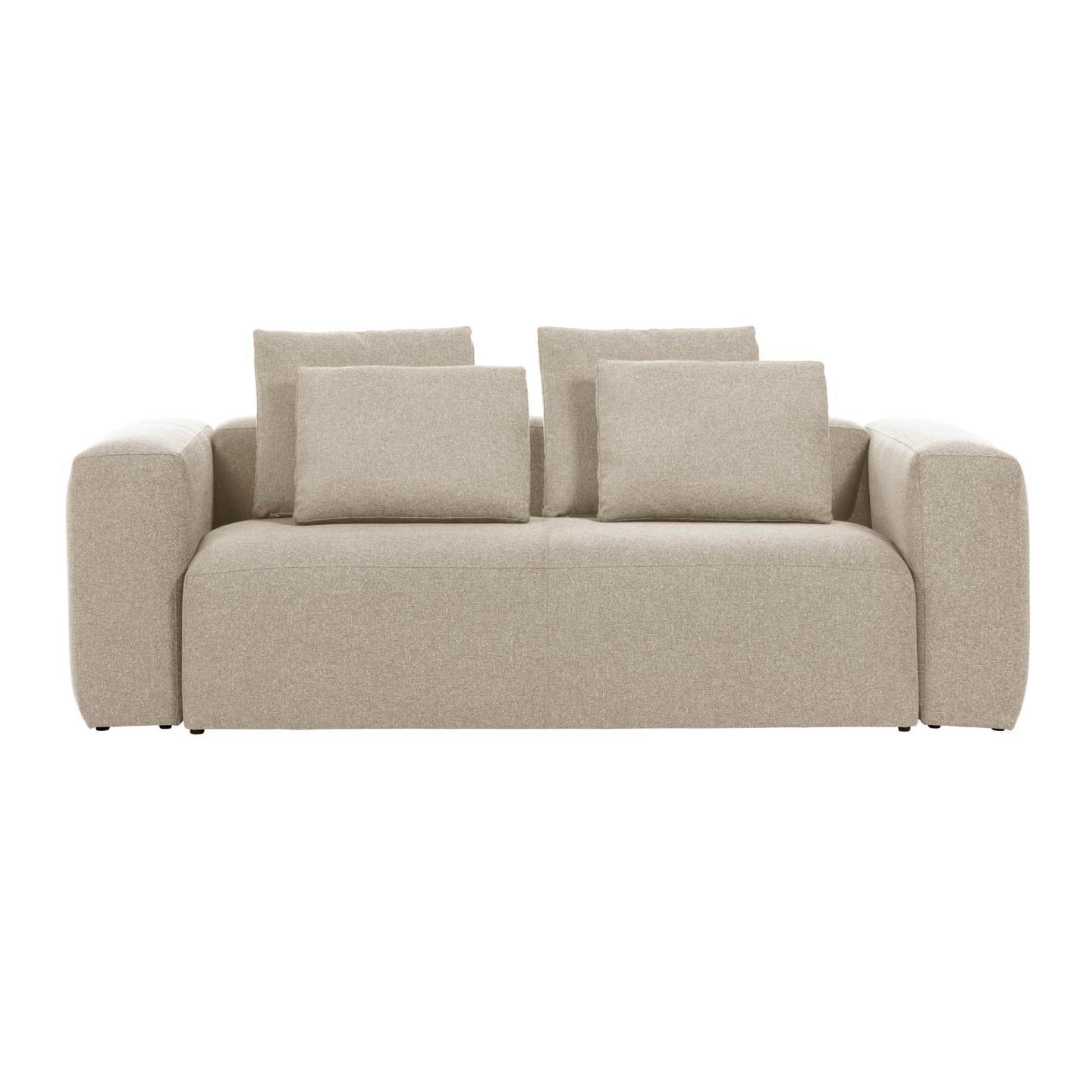 Sofa 2-osobowa BLOK beżowy szenil La Forma Eye on Design