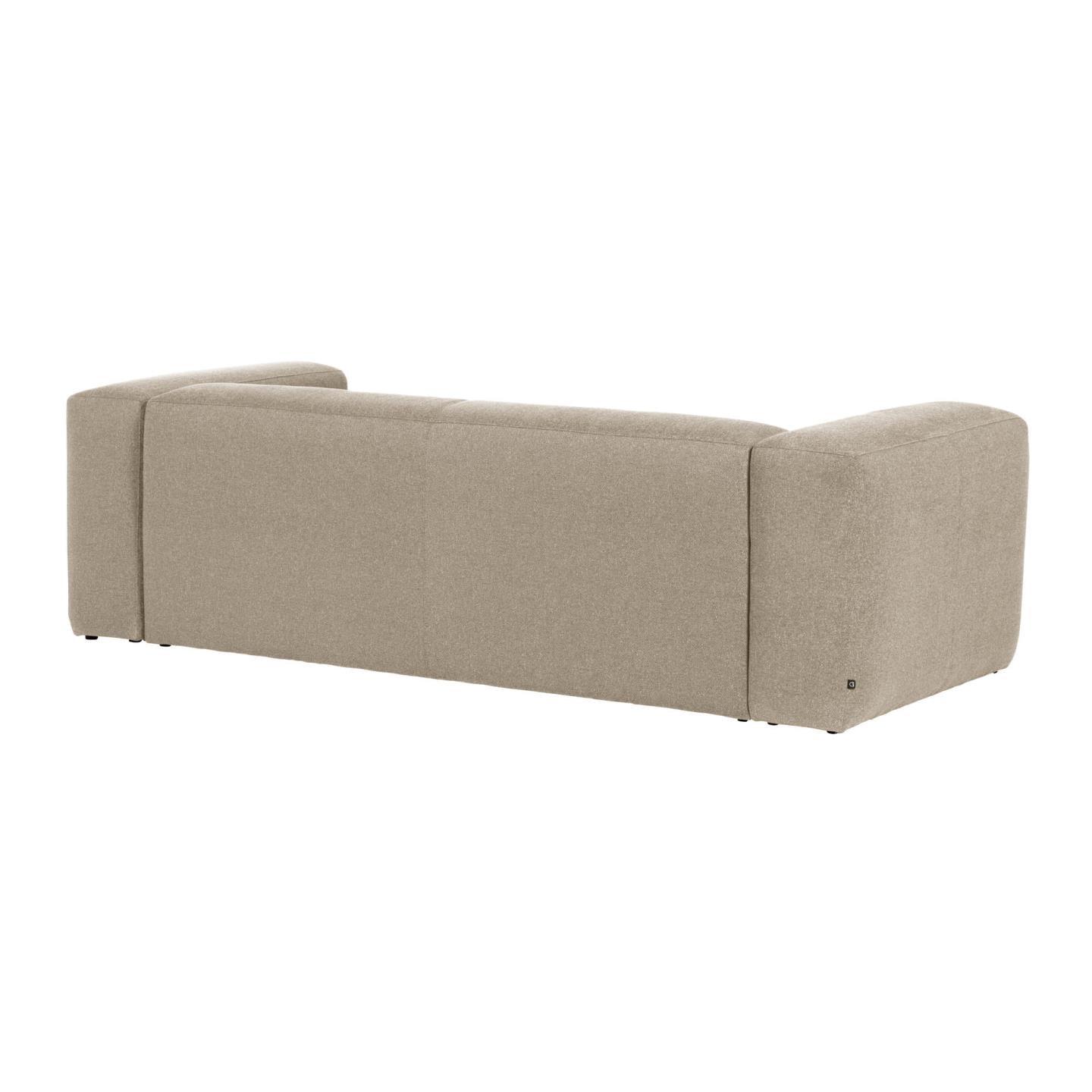 Sofa 2-osobowa BLOK beżowy szenil La Forma Eye on Design