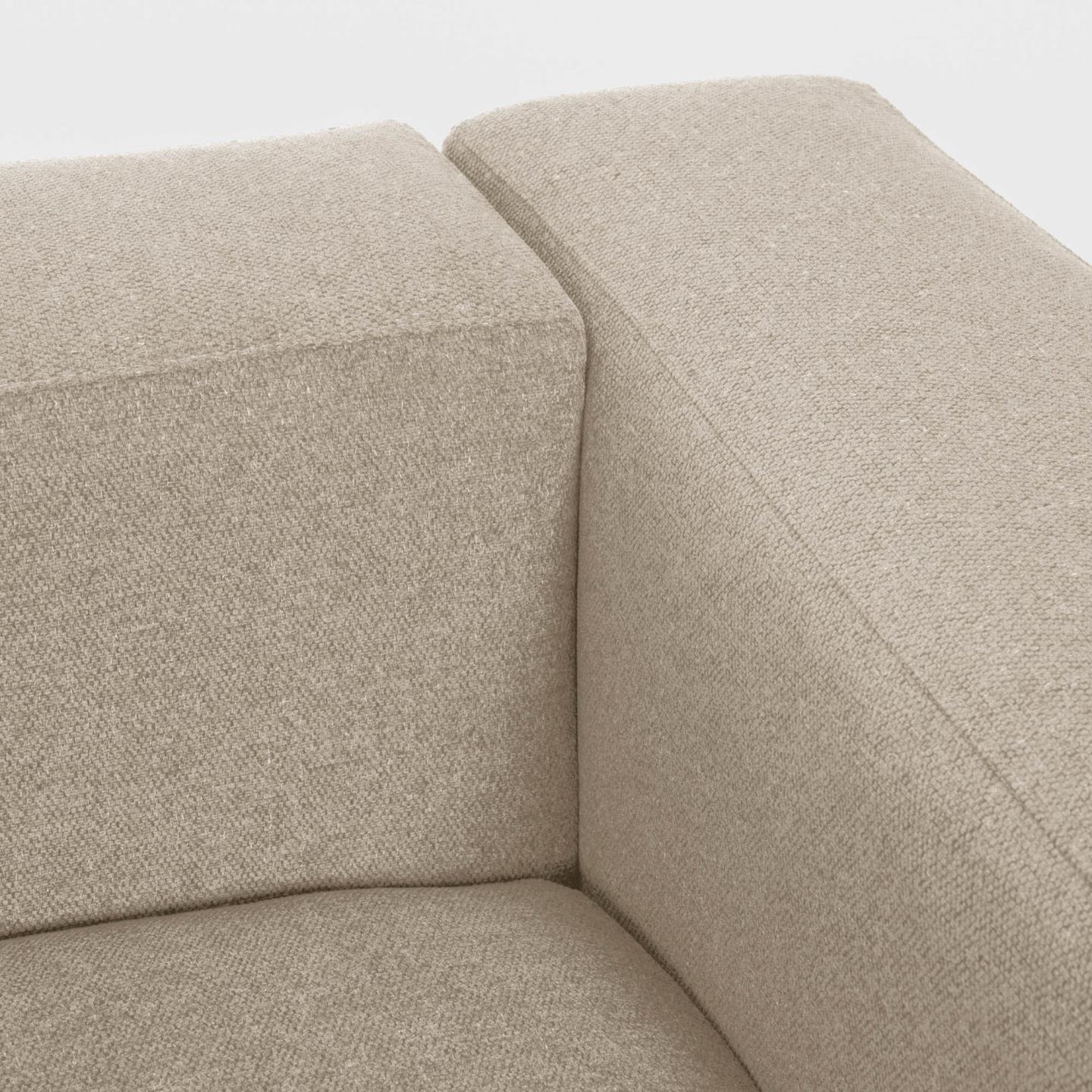 Sofa 2-osobowa BLOK beżowy szenil La Forma Eye on Design