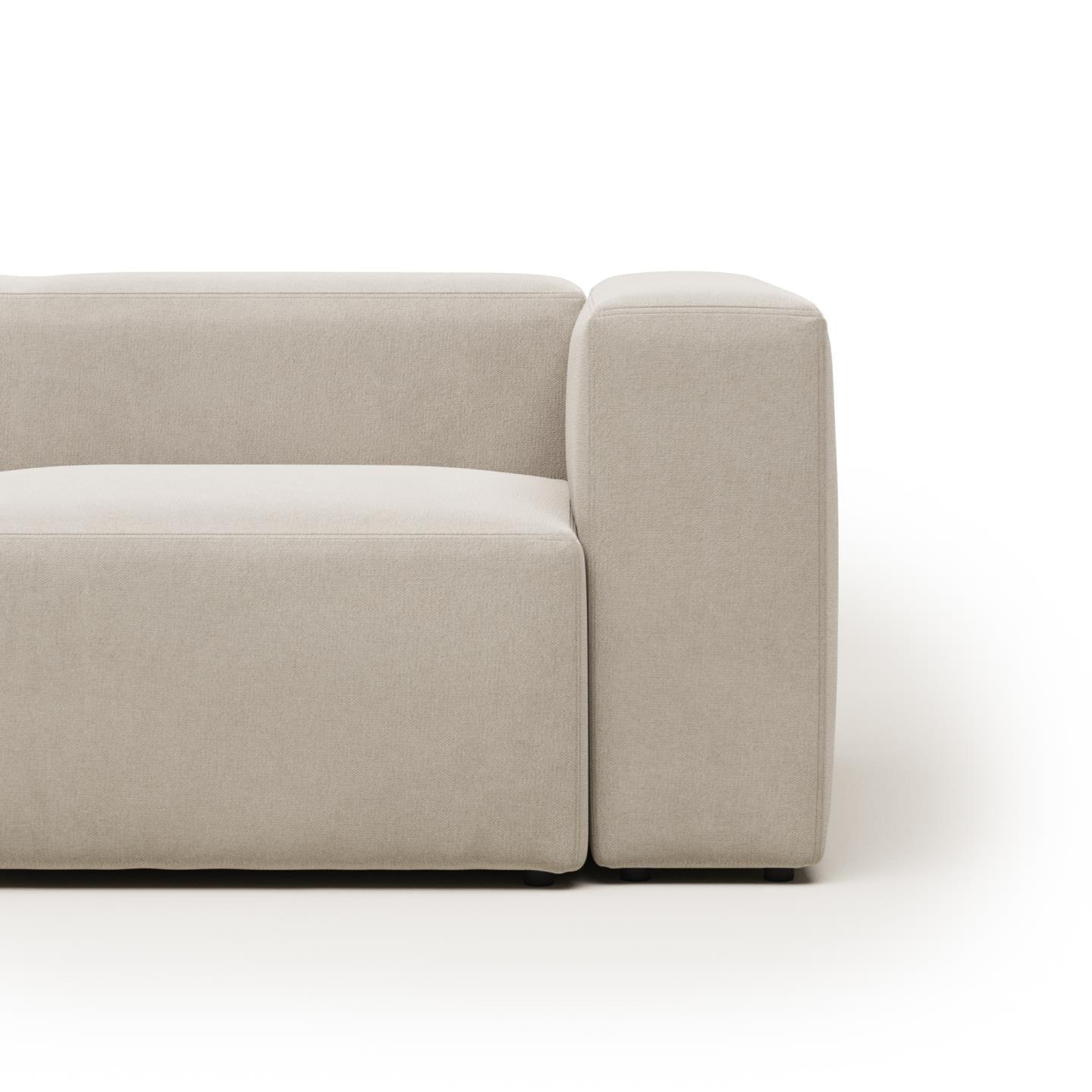 Sofa 2-osobowa BLOK beżowy szenil La Forma Eye on Design