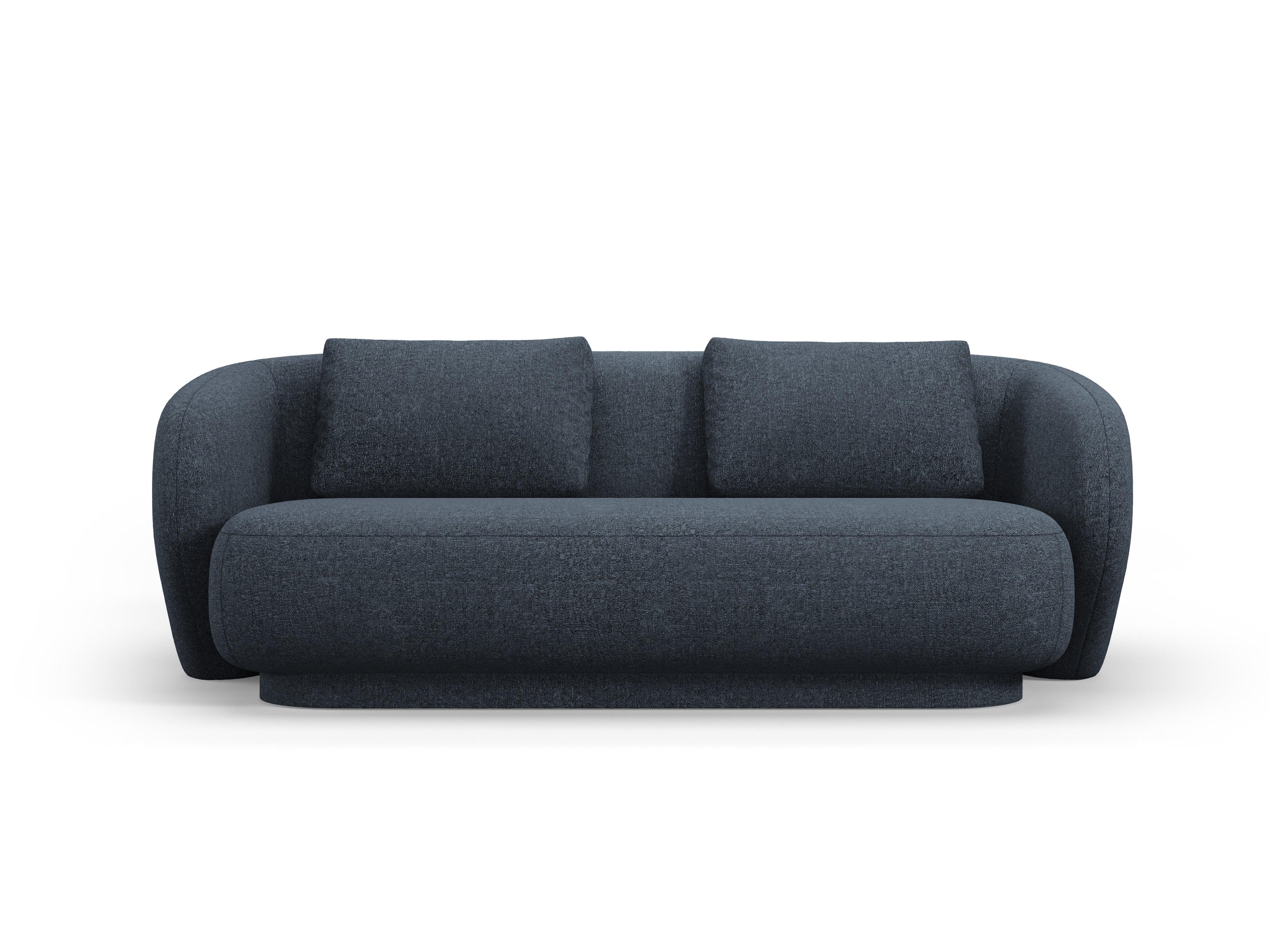 Sofa 2-osobowa CAMDEN niebieski szenil Cosmopolitan Design Eye on Design