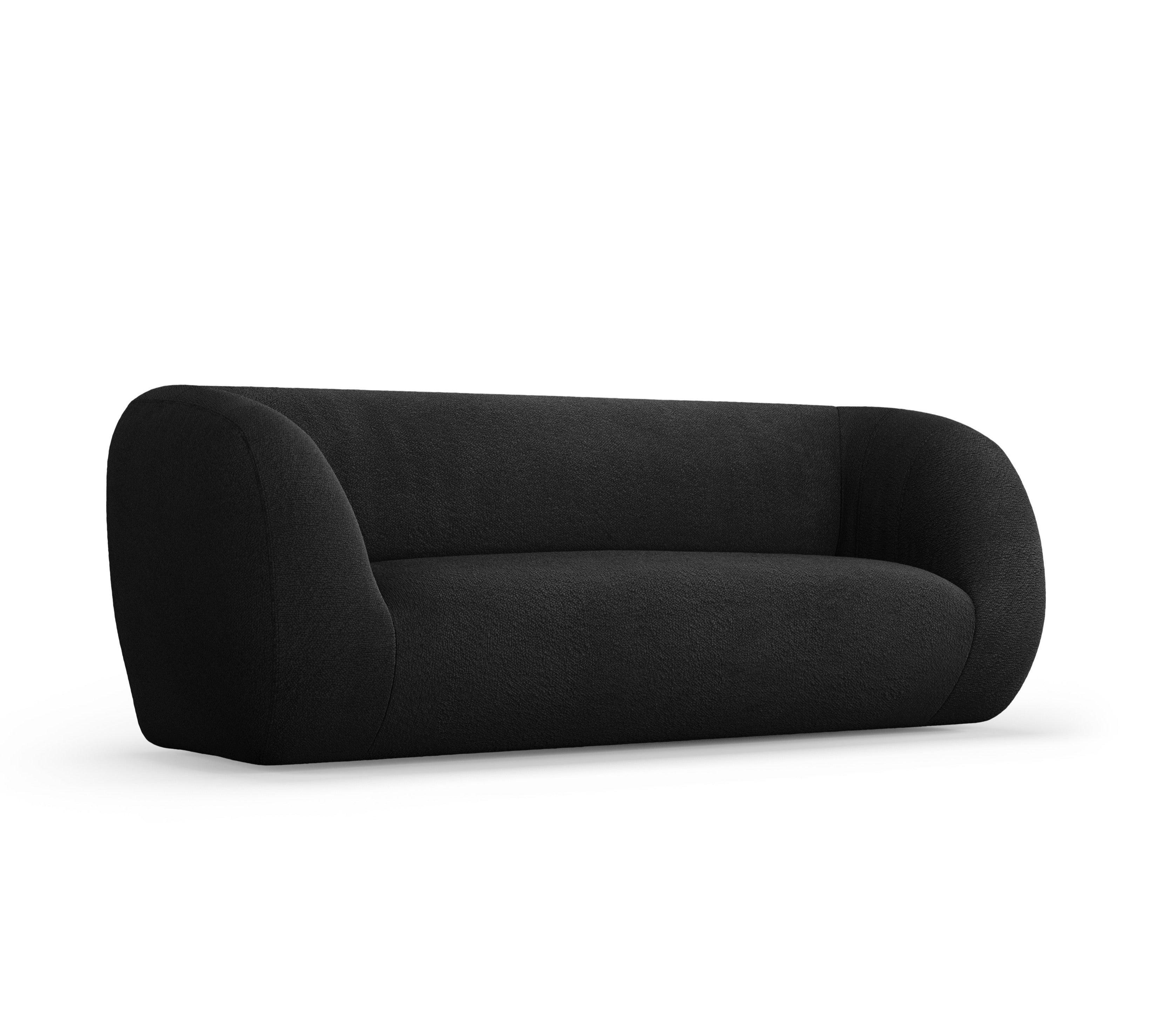 Sofa 2-osobowa ESSEN czarny boucle Cosmopolitan Design Eye on Design