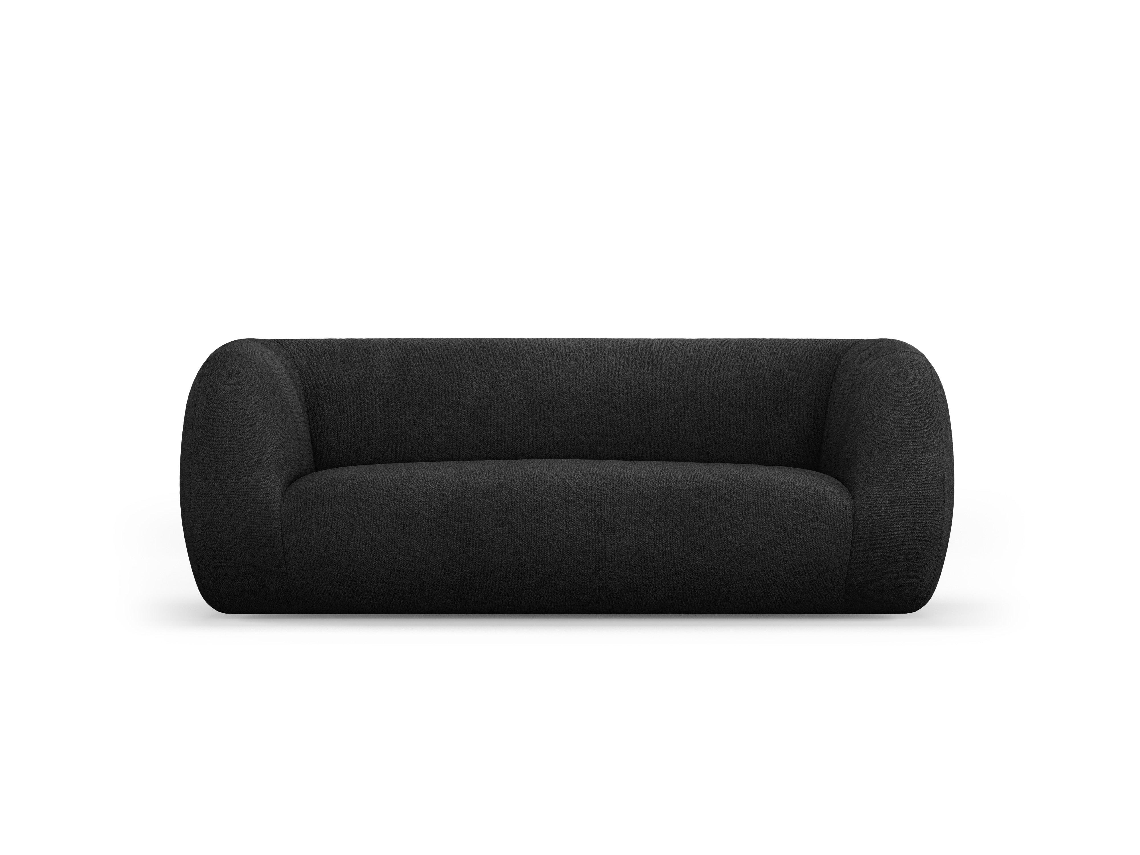 Sofa 2-osobowa ESSEN czarny boucle Cosmopolitan Design Eye on Design