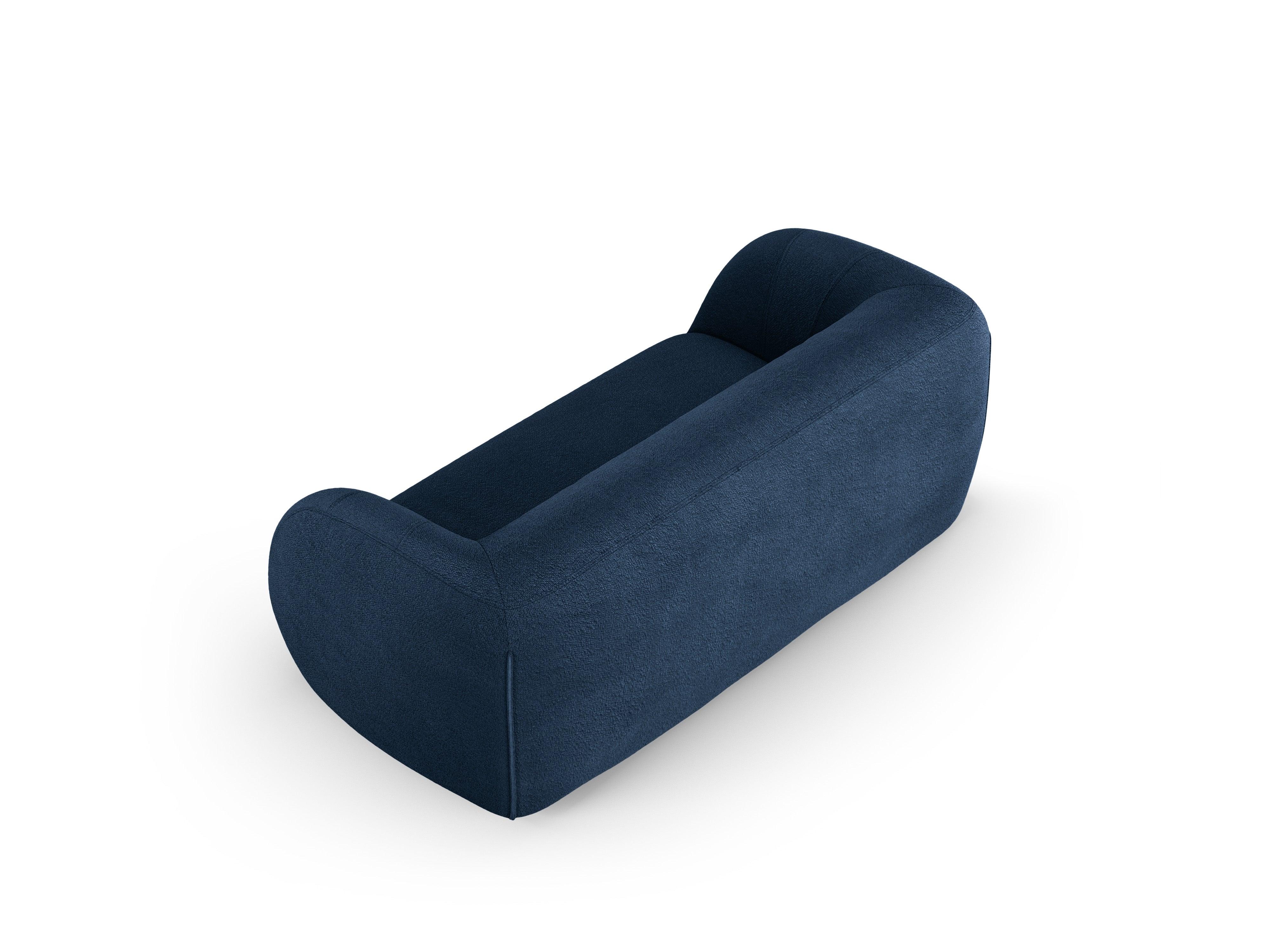Sofa 2-osobowa ESSEN granatowy boucle Cosmopolitan Design Eye on Design