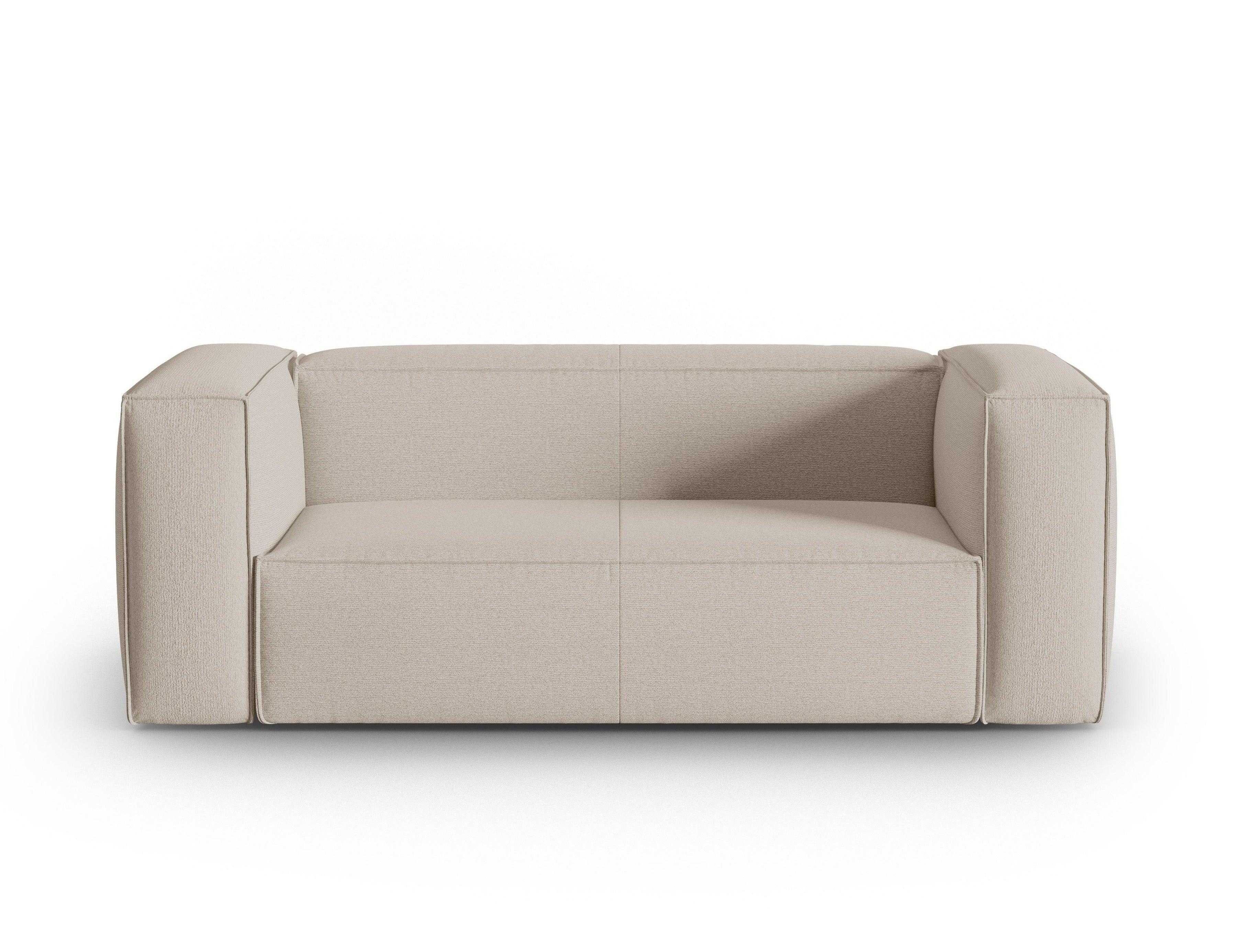 Sofa 2-osobowa MACKAY beżowy boucle Cosmopolitan Design Eye on Design