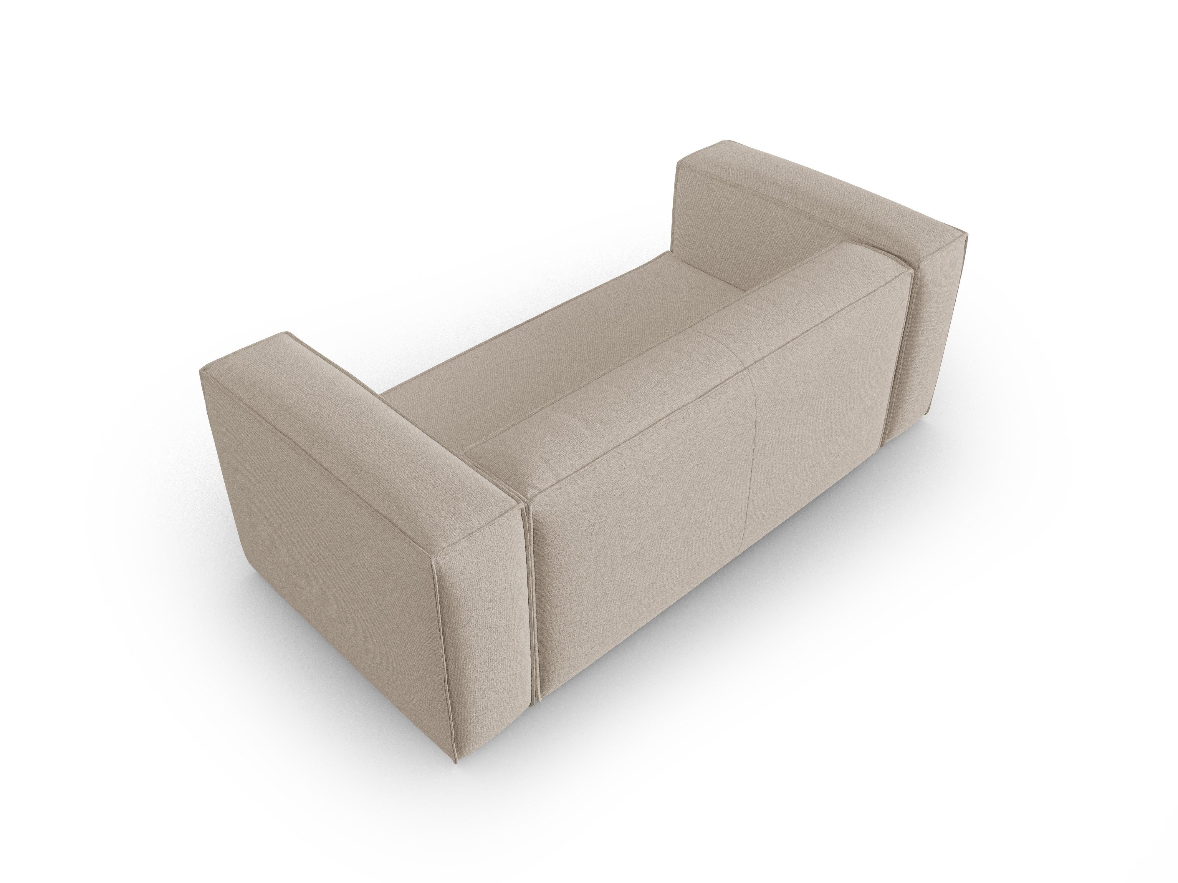 Sofa 2-osobowa MACKAY beżowy boucle Cosmopolitan Design Eye on Design