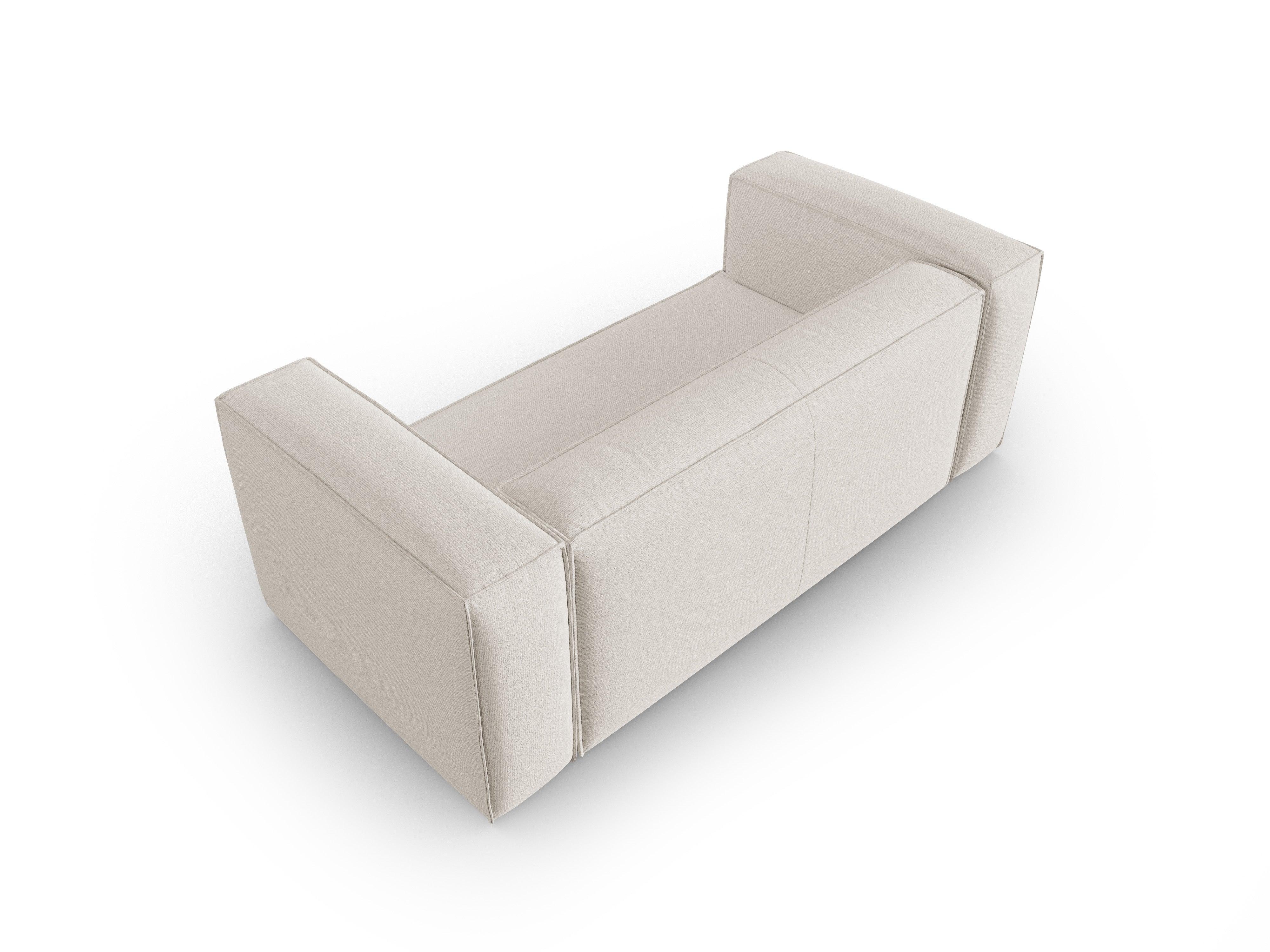 Sofa 2-osobowa MACKAY kość słoniowa boucle Cosmopolitan Design Eye on Design