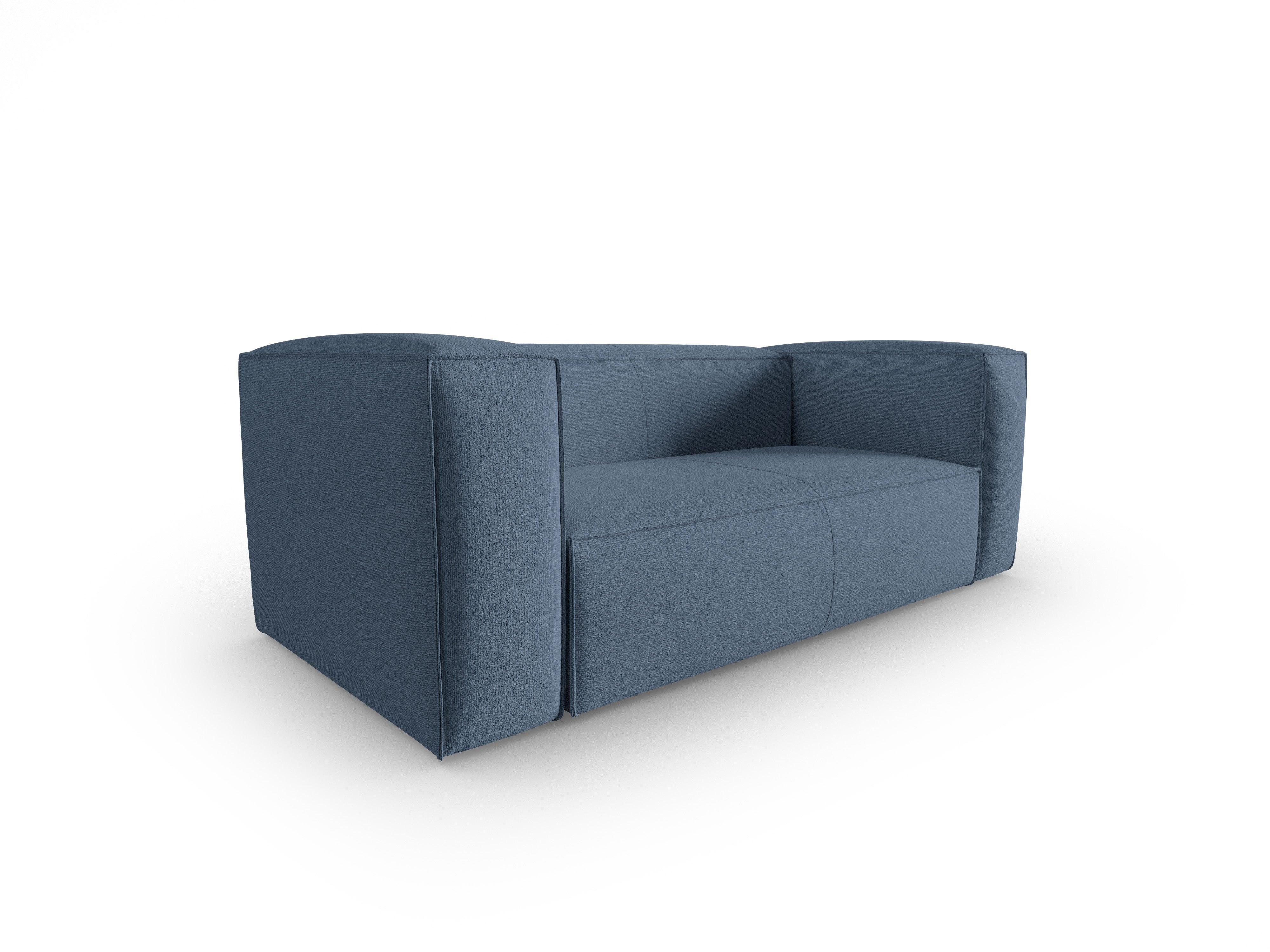 Sofa 2-osobowa MACKAY niebieski boucle Cosmopolitan Design Eye on Design