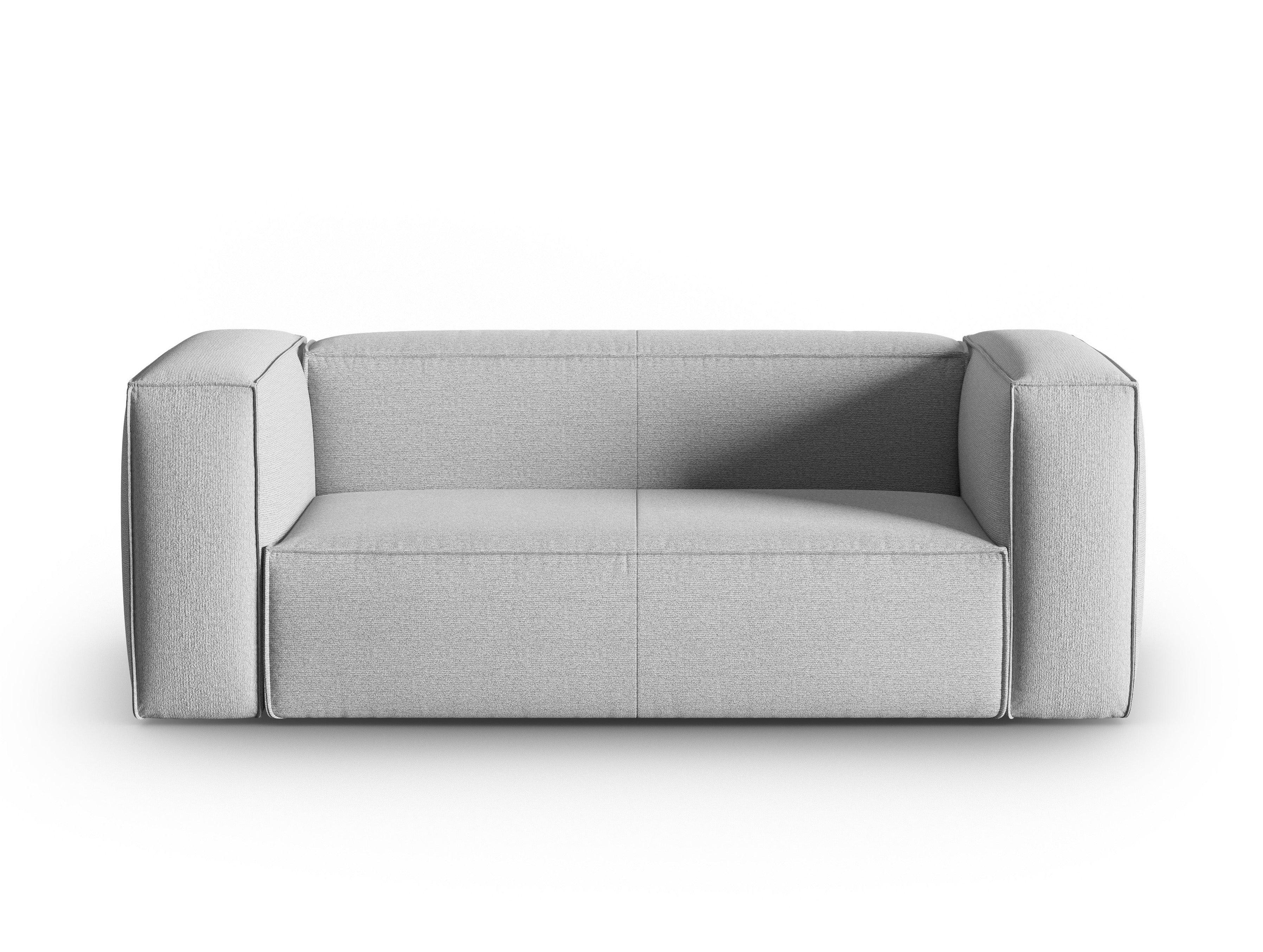 Sofa 2-osobowa MACKAY szary boucle Cosmopolitan Design Eye on Design