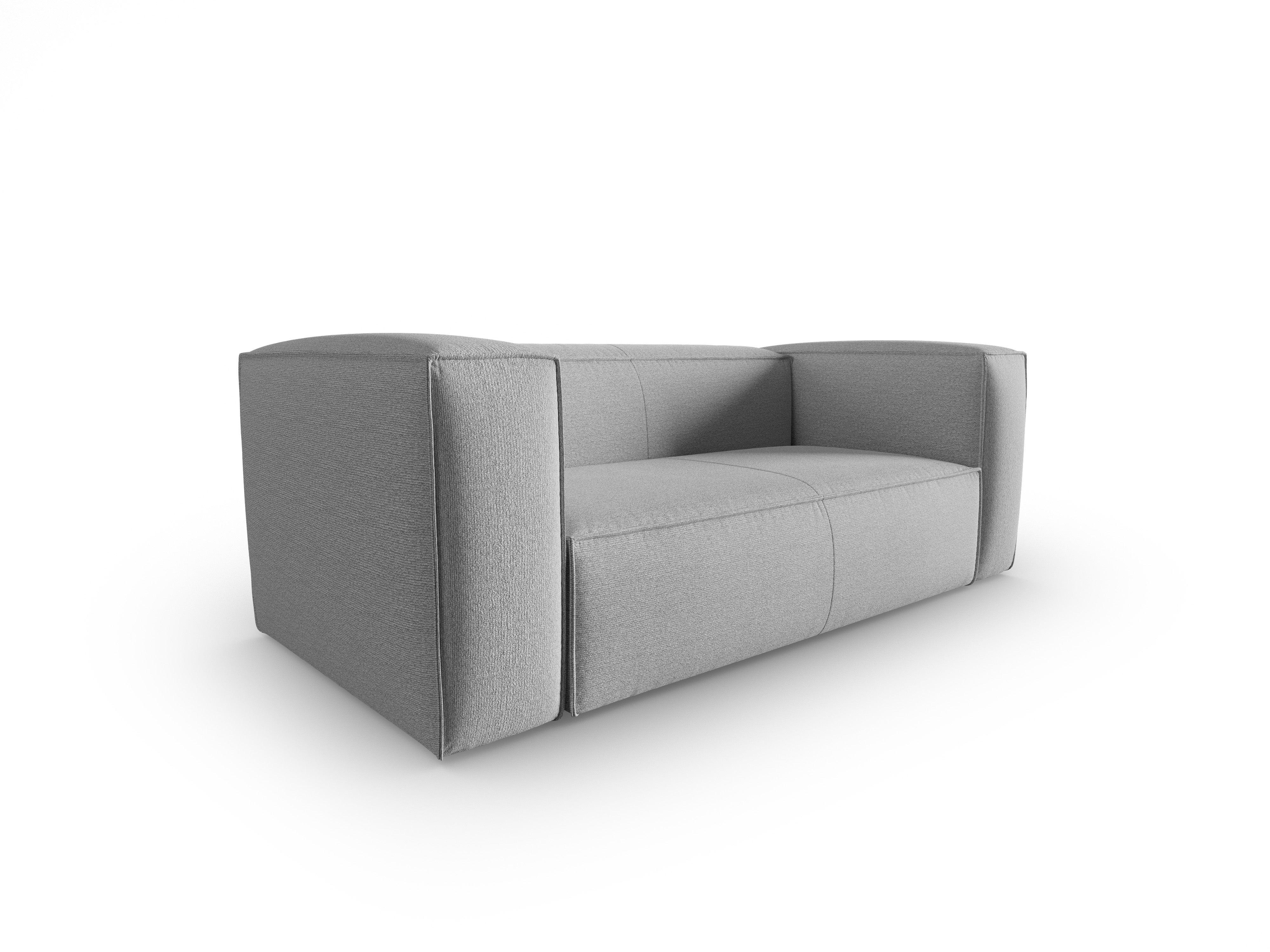 Sofa 2-osobowa MACKAY szary boucle Cosmopolitan Design Eye on Design