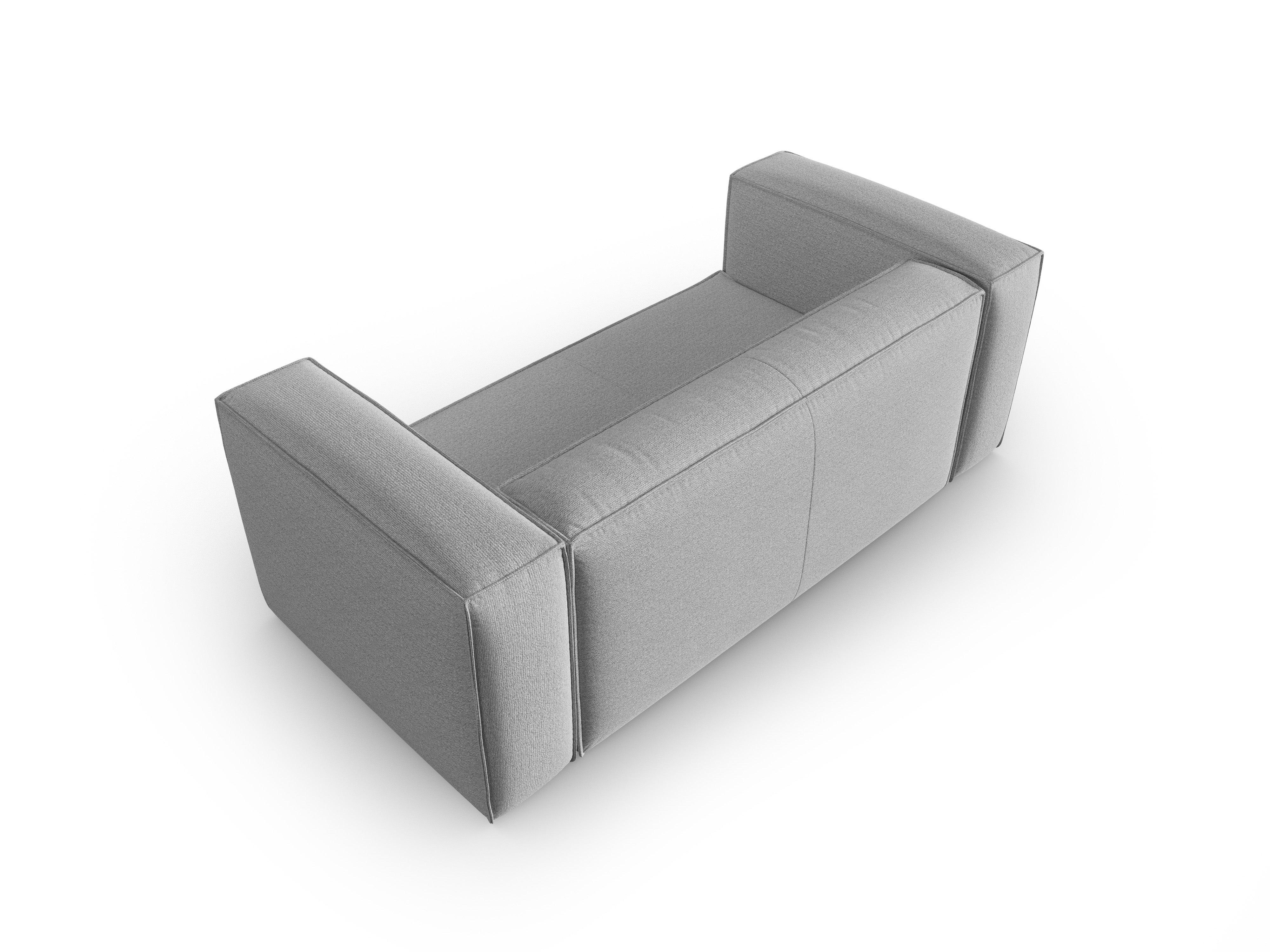 Sofa 2-osobowa MACKAY szary boucle Cosmopolitan Design Eye on Design