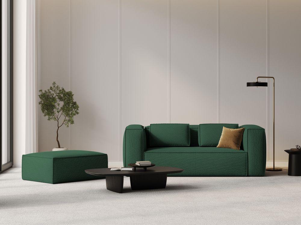 Sofa 2-osobowa MACKAY zielony boucle Cosmopolitan Design Eye on Design