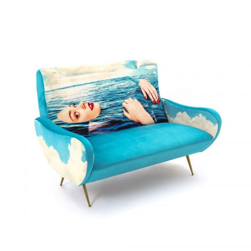 Sofa 2-osobowa SEA GIRL turkusowy Seletti Eye on Design