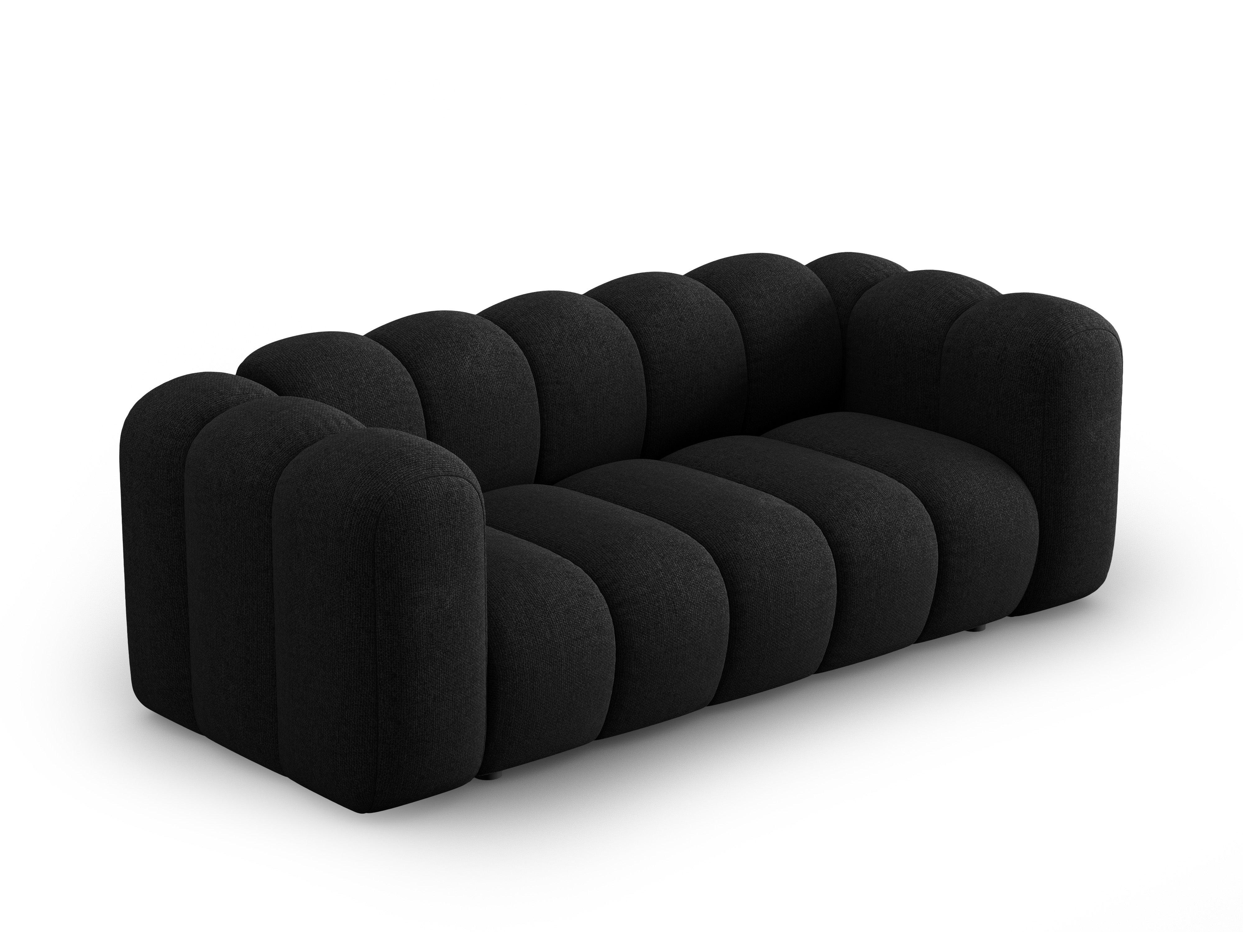 Sofa 2-osobowa SKYLER czarny szenil Interieurs 86 Eye on Design