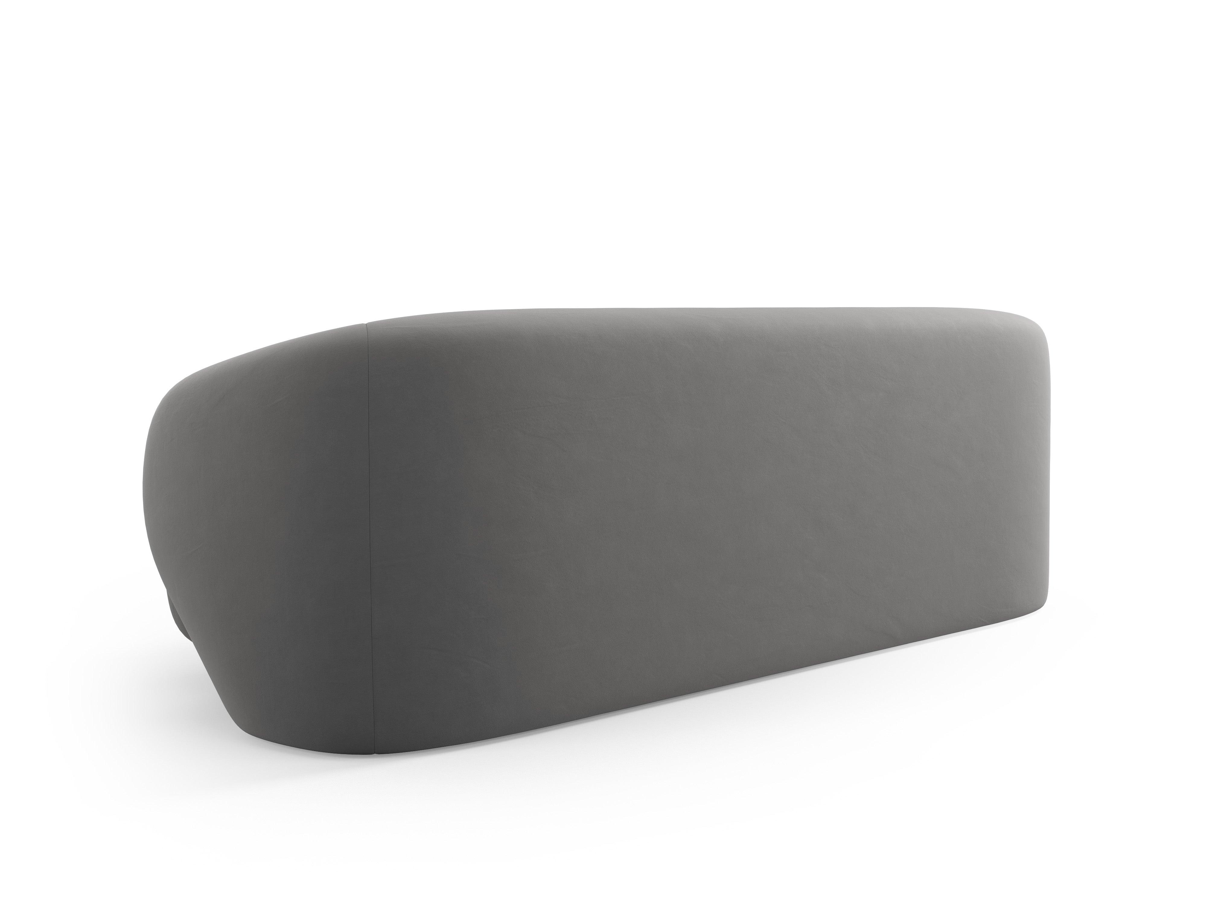 Sofa 3-osobowa aksamitna CAMDEN ciemnoszary Cosmopolitan Design Eye on Design