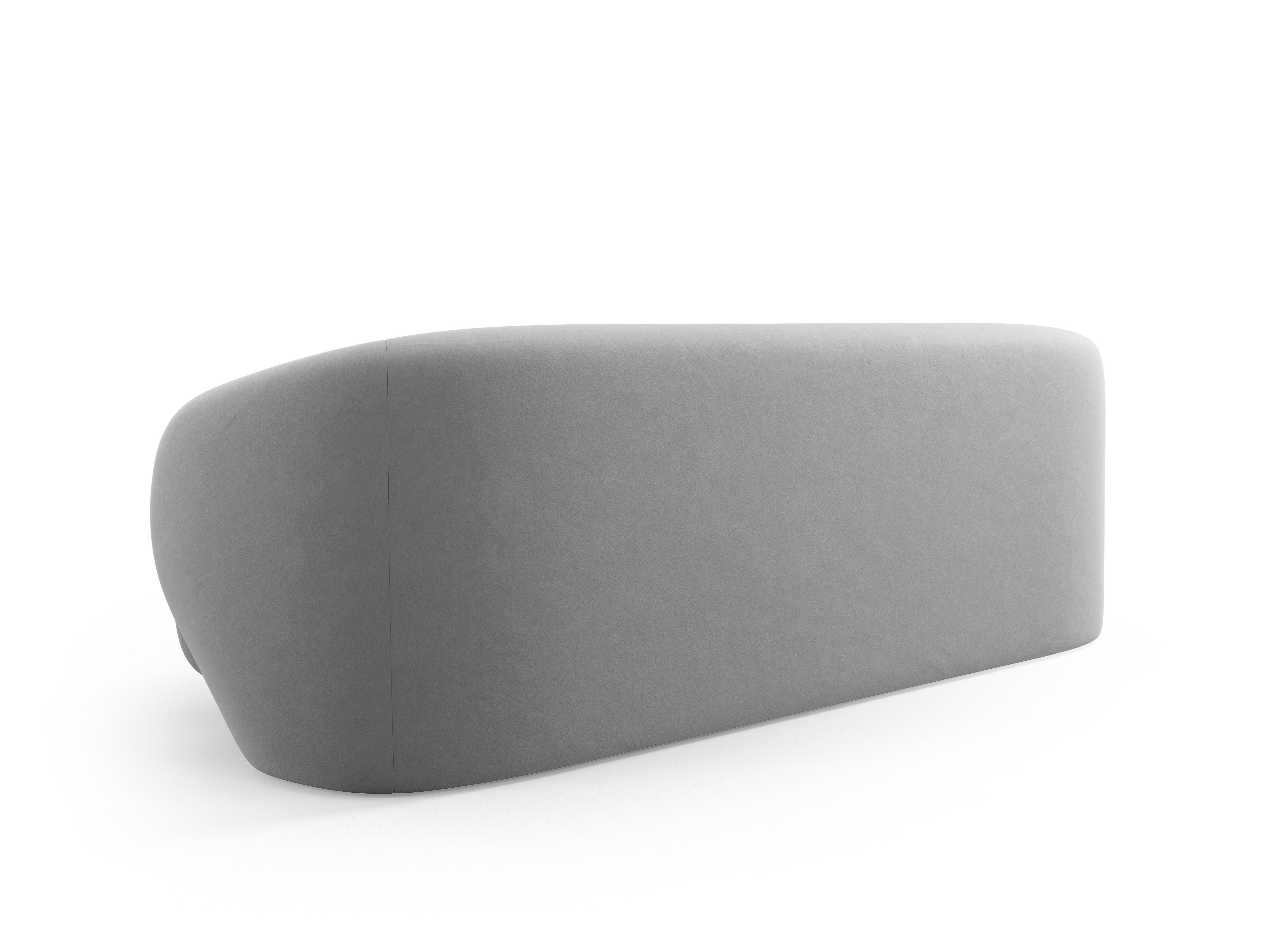 Sofa 3-osobowa aksamitna CAMDEN szary Cosmopolitan Design Eye on Design