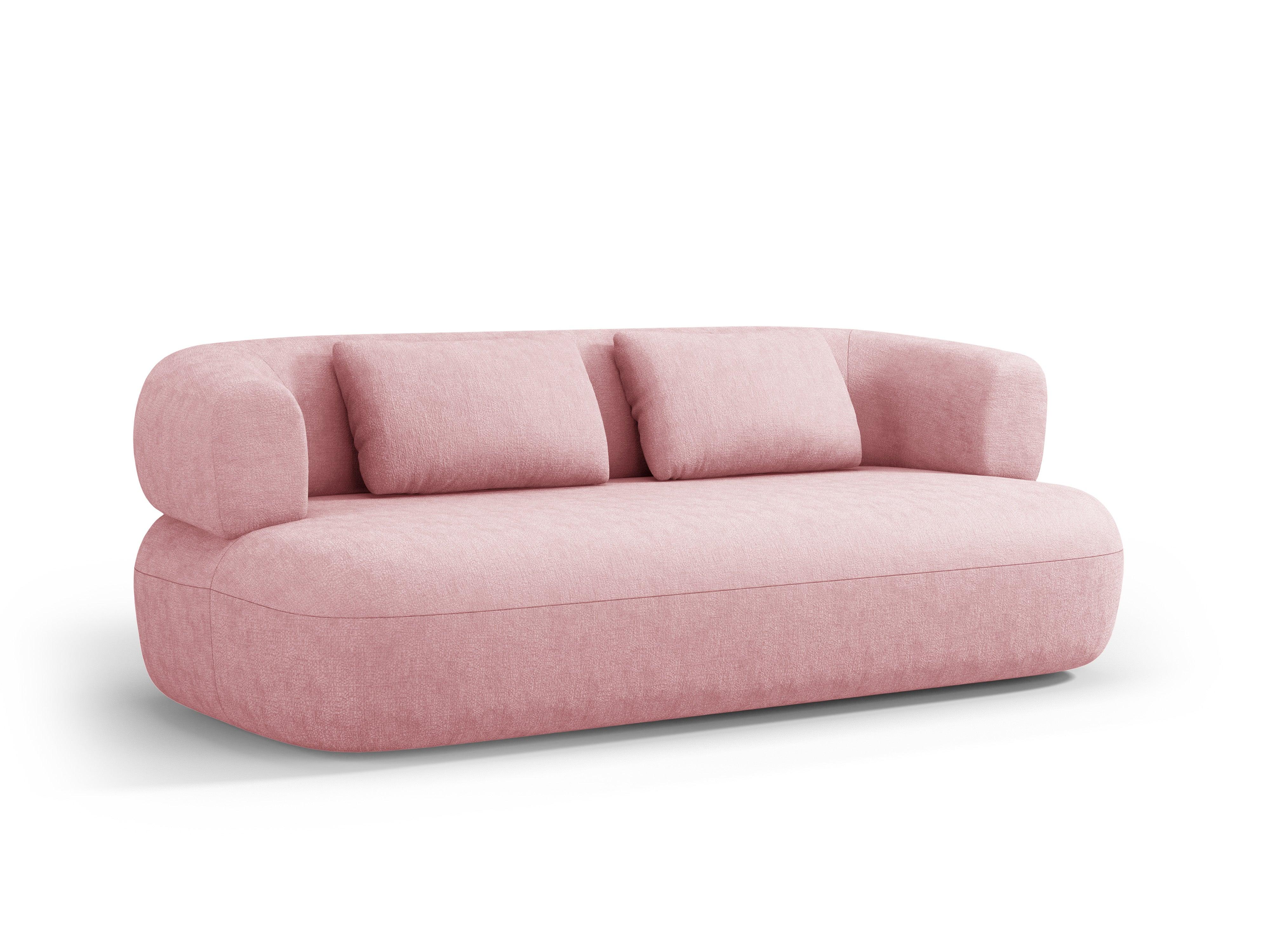 Sofa 3-osobowa ALDRIN różowy szenil Windsor & Co Eye on Design