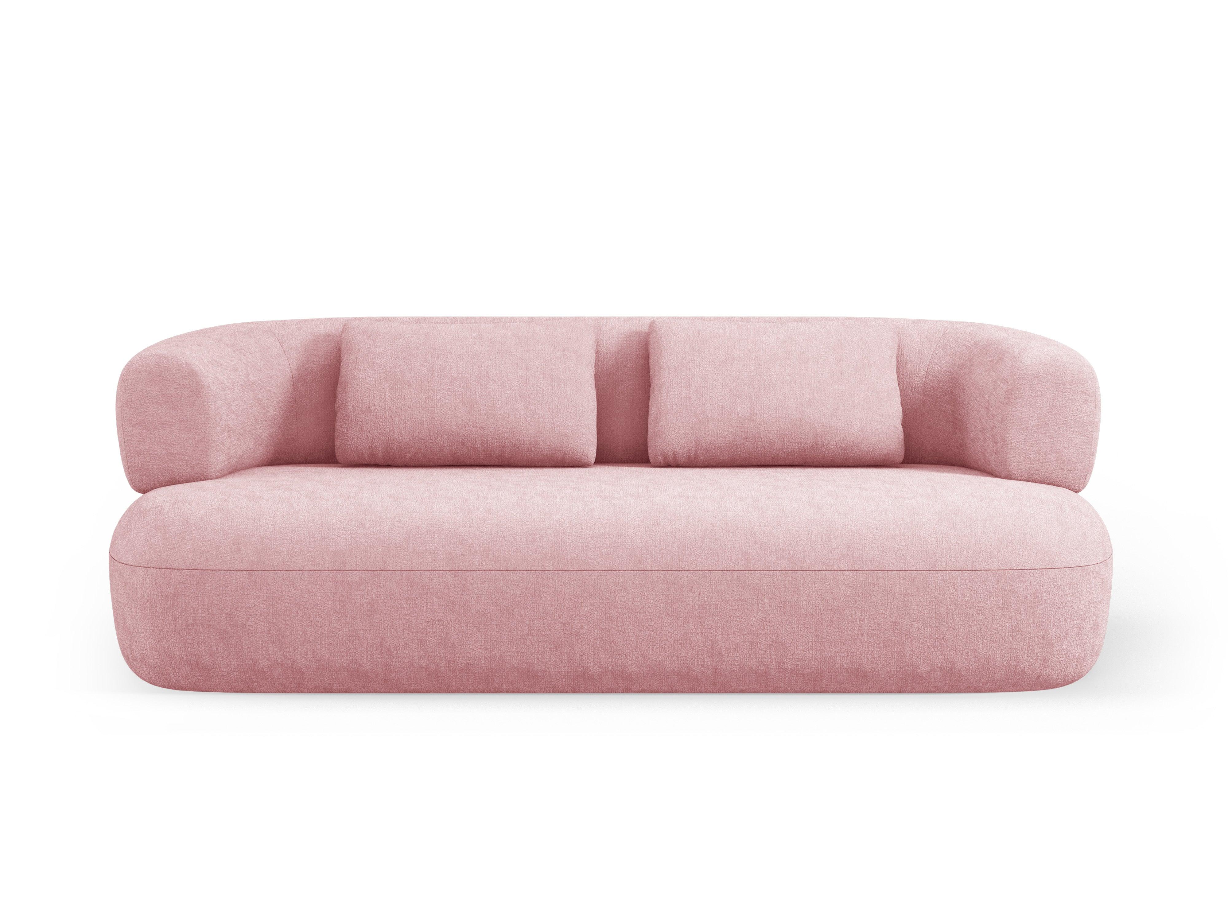 Sofa 3-osobowa ALDRIN różowy szenil Windsor & Co Eye on Design