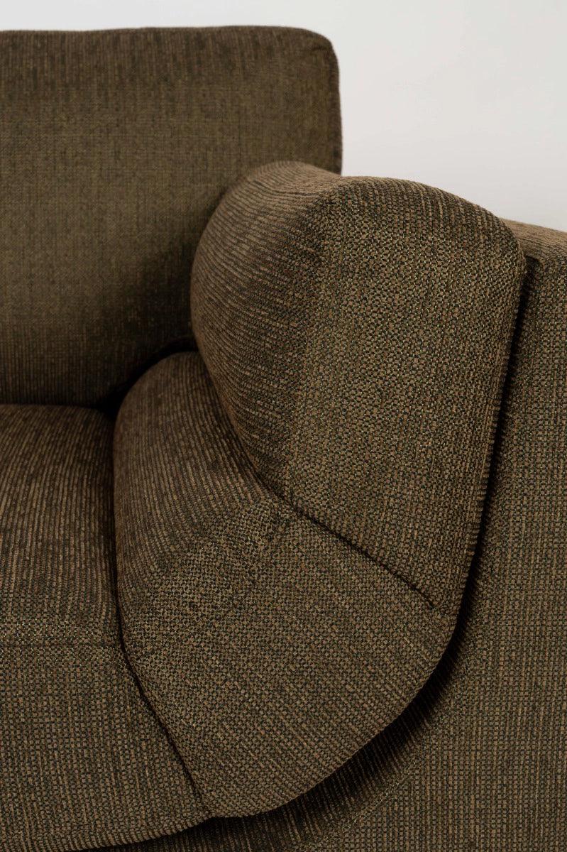 Sofa 3-osobowa BALCONY zielony Zuiver Eye on Design
